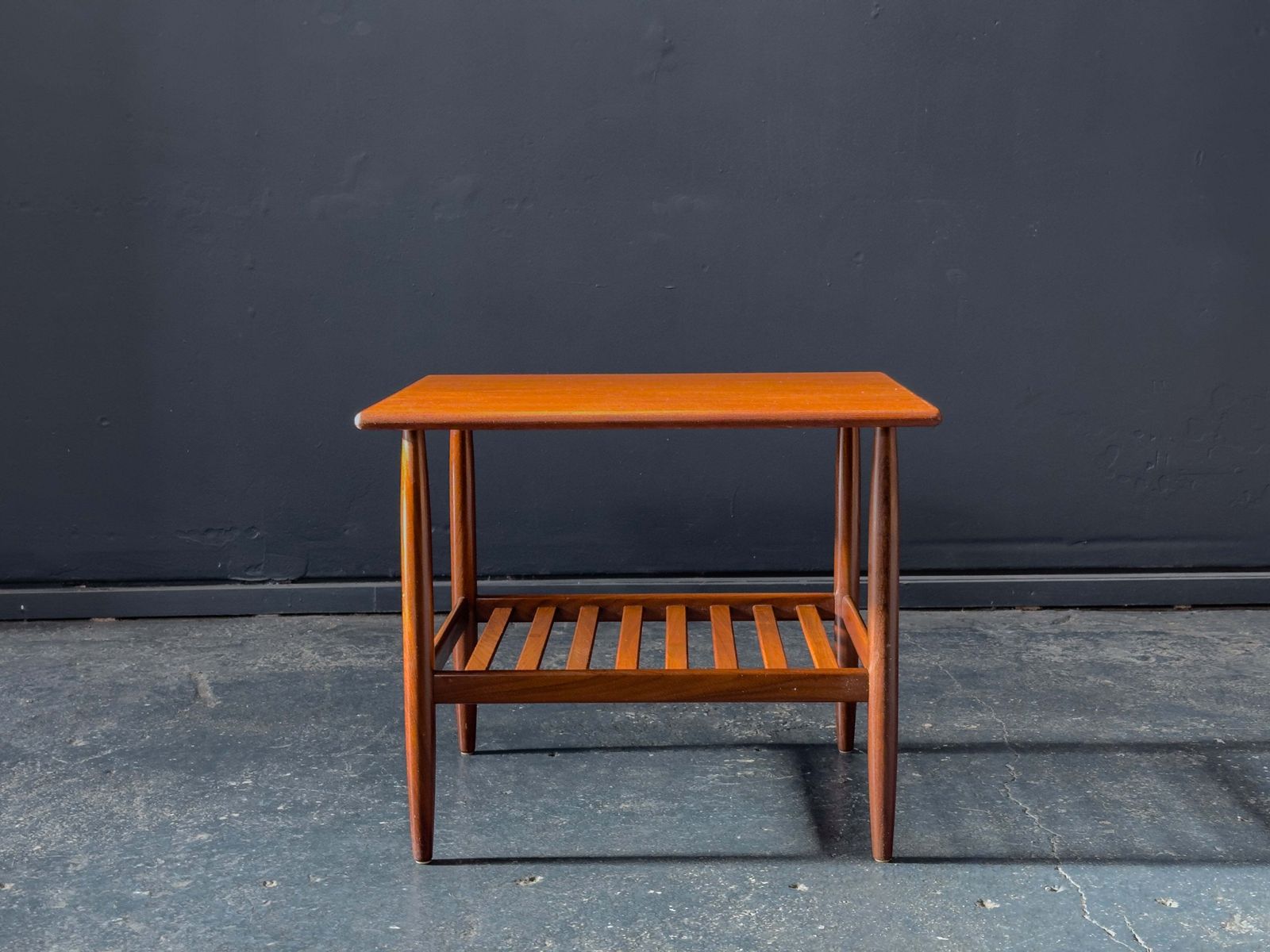 Teak Side Table By Møbelfabrik Toften photo for sale