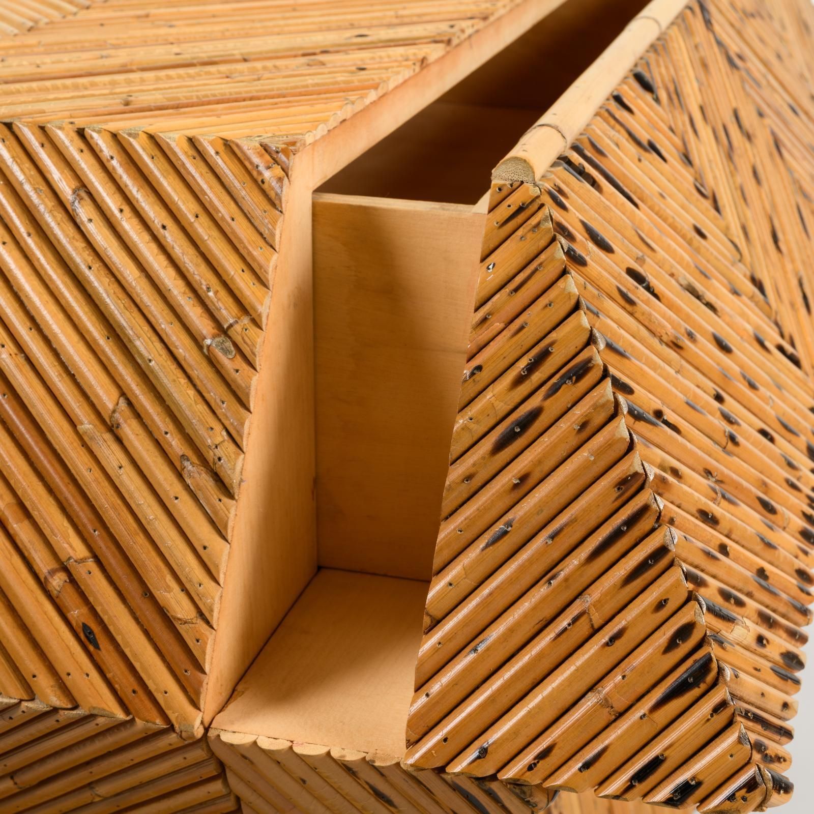 Vivai Del Sud, Italy, Sculptural Bamboo Chest photo buy