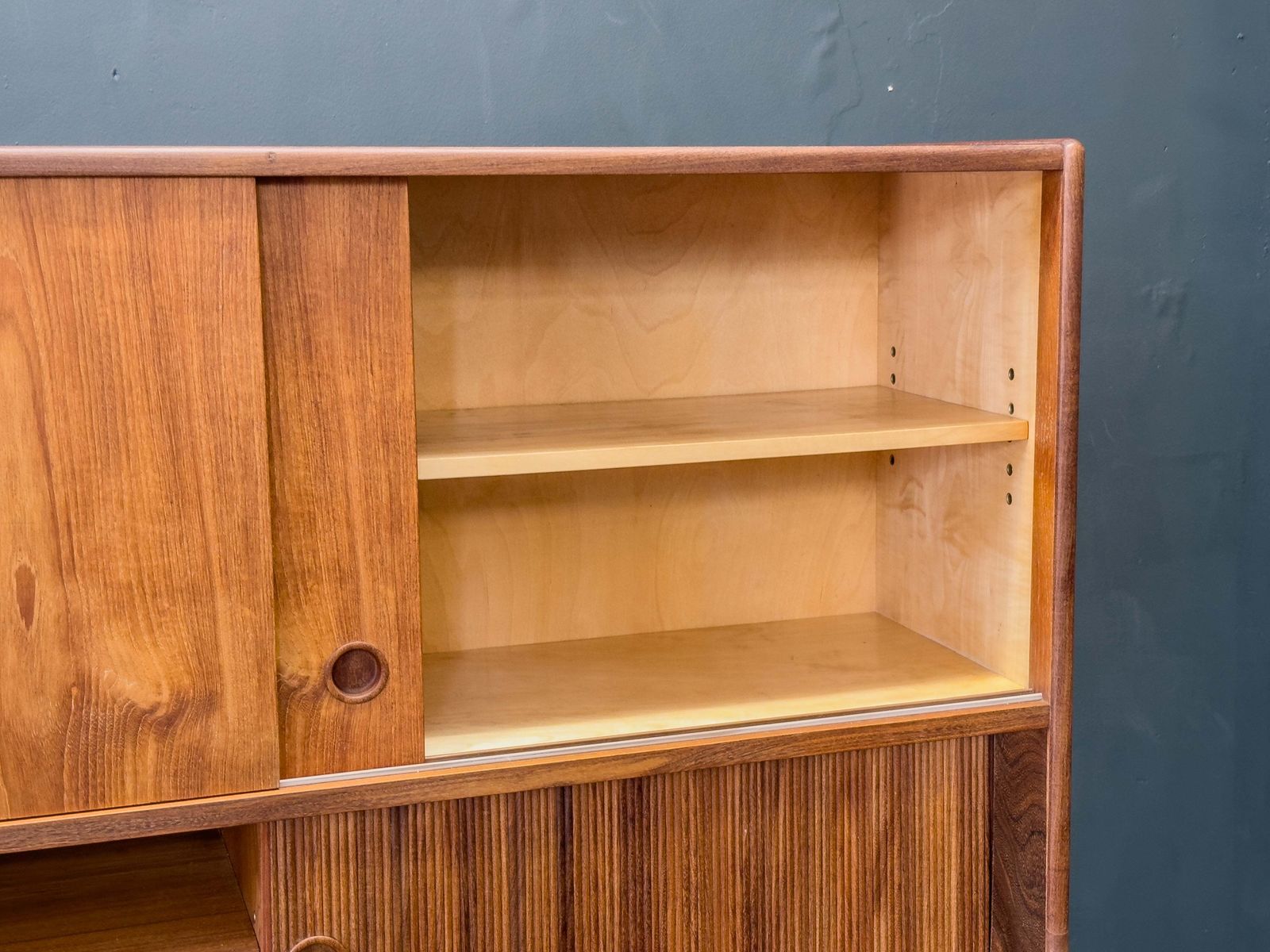 photo buy Johannes Andersen Teak High Sideboard For Oy Wilh. Schauman