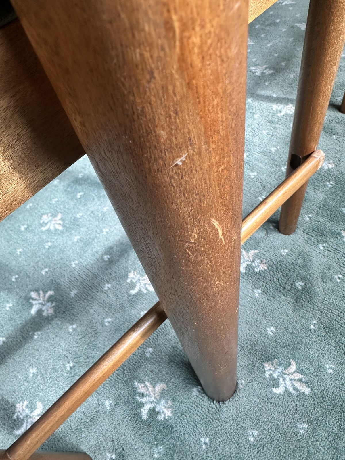 photo furniture Mid Century A.H. McIntosh Dunvegan T3 Teak Extending Dining Table & 6 Chairs
