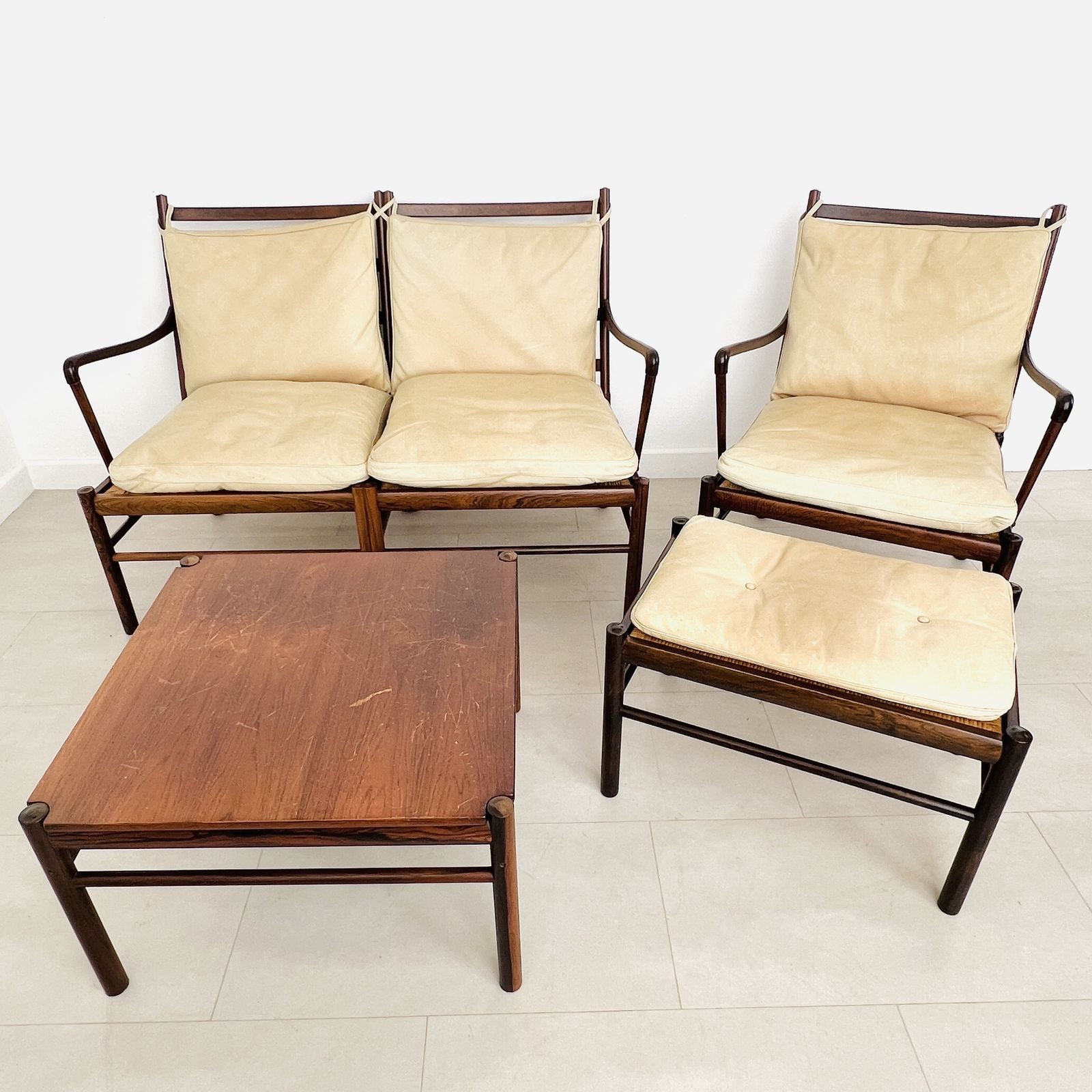 Danish "Colonial" Salon Suite By Ole Wanscher For Poul Jeppersen photo furniture