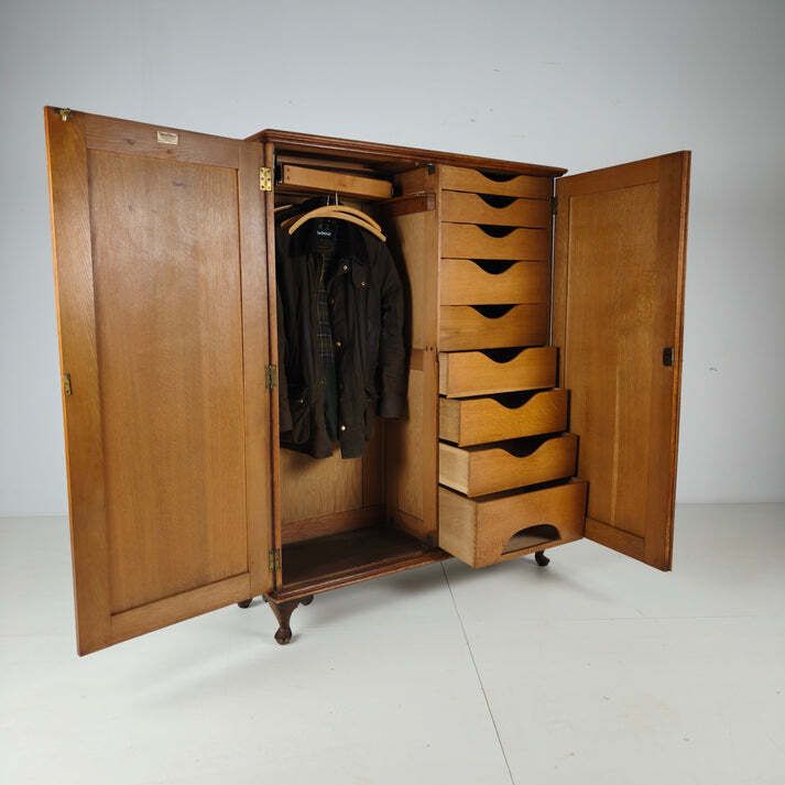 Early 20th Century Art Deco Wardrobe By Innovation Ingenuities Ltd photo vintage