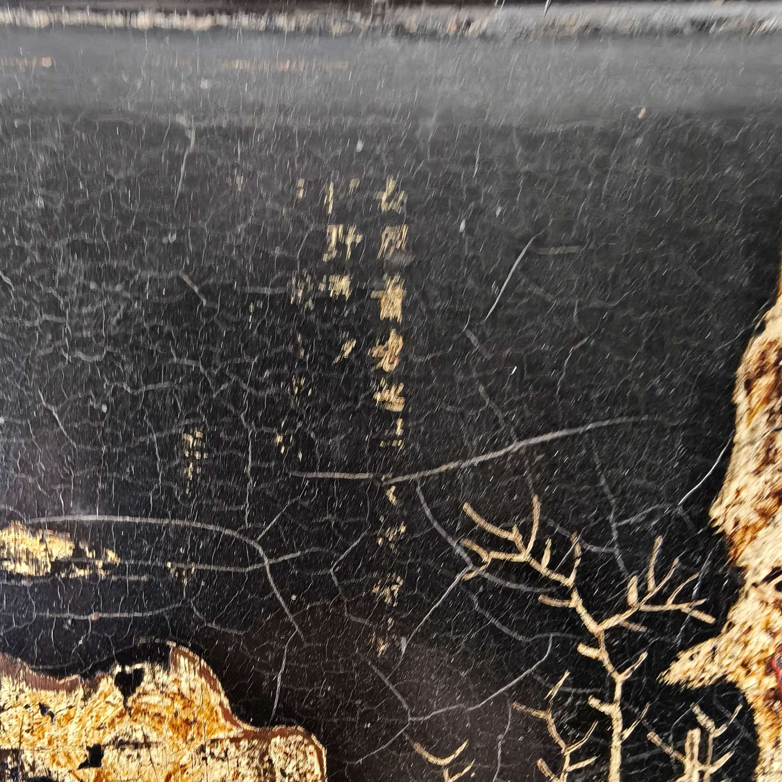 photo for sale Striking Pair Of 19th Century Chinoiserie Panels In Gilt Frames Art