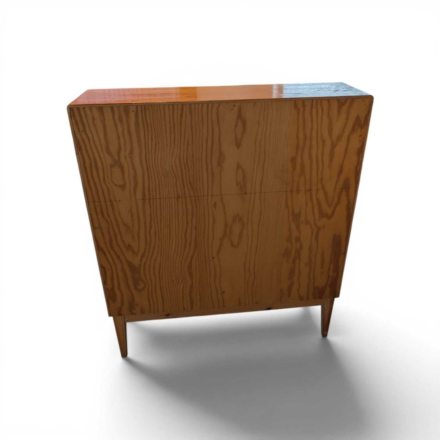 Vintage Scandinavian Teak Roll‑Top Secretary Desk, 1950s Mid Century Writing Bureau photo vintage