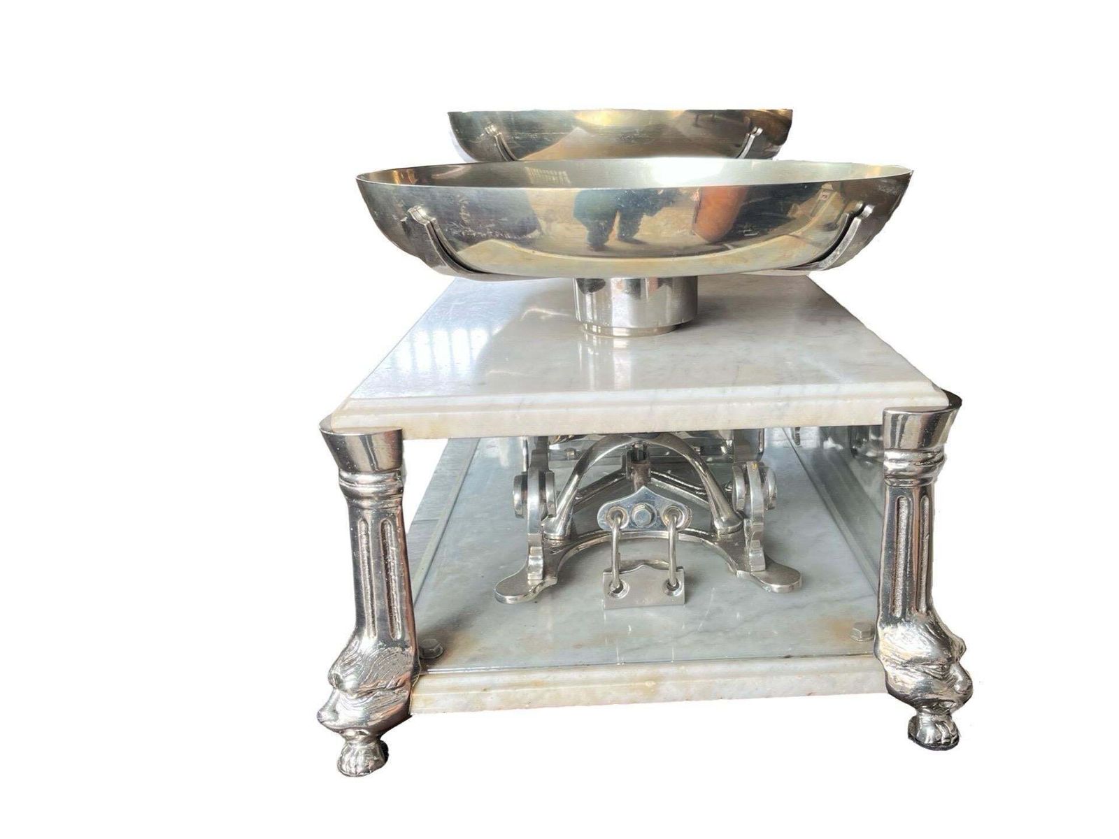 Bianchi Legitima Early 1900s Marble And Glass Balance photo for sale