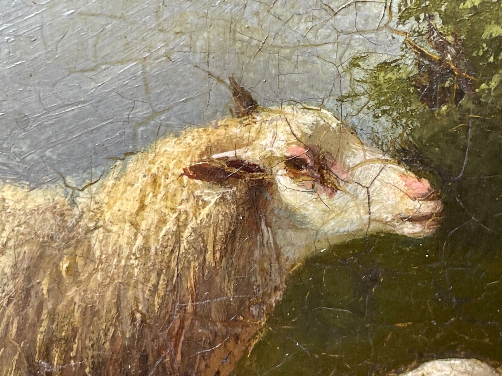 photo vintage Pair Of Mid 19th Century Belgian Animal Paintings By Franz Van Severdonck