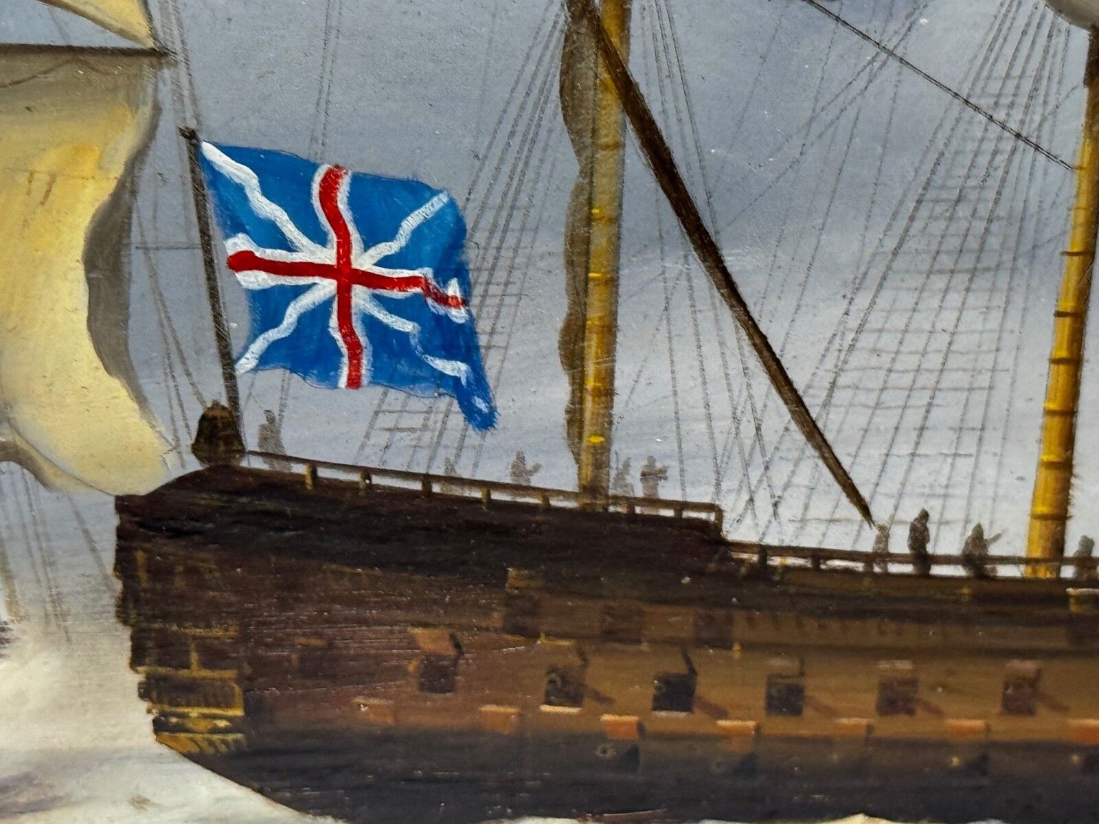 10000.0 Slag bij Quiberon Bay 1759, admiraal Hawke, overwinning op het Franse vloot van Conflans photo