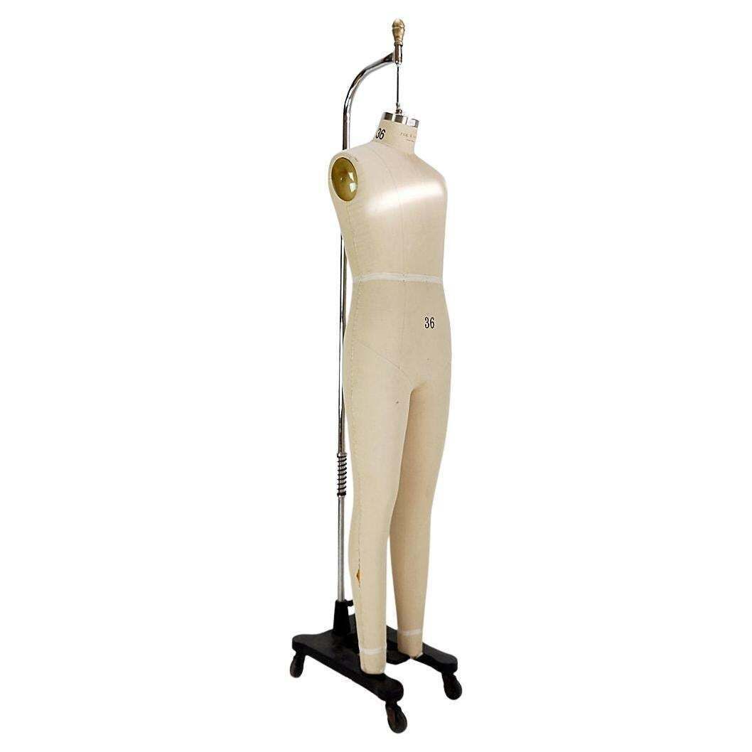 Rag & Bone Mid Century Modern Dress Form, Metal & Fabric, USA