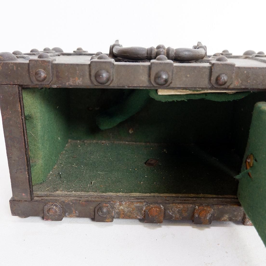 Antique Bauche Incombustible Cast Iron Safe From Northeastern France, 1865 photo for sale