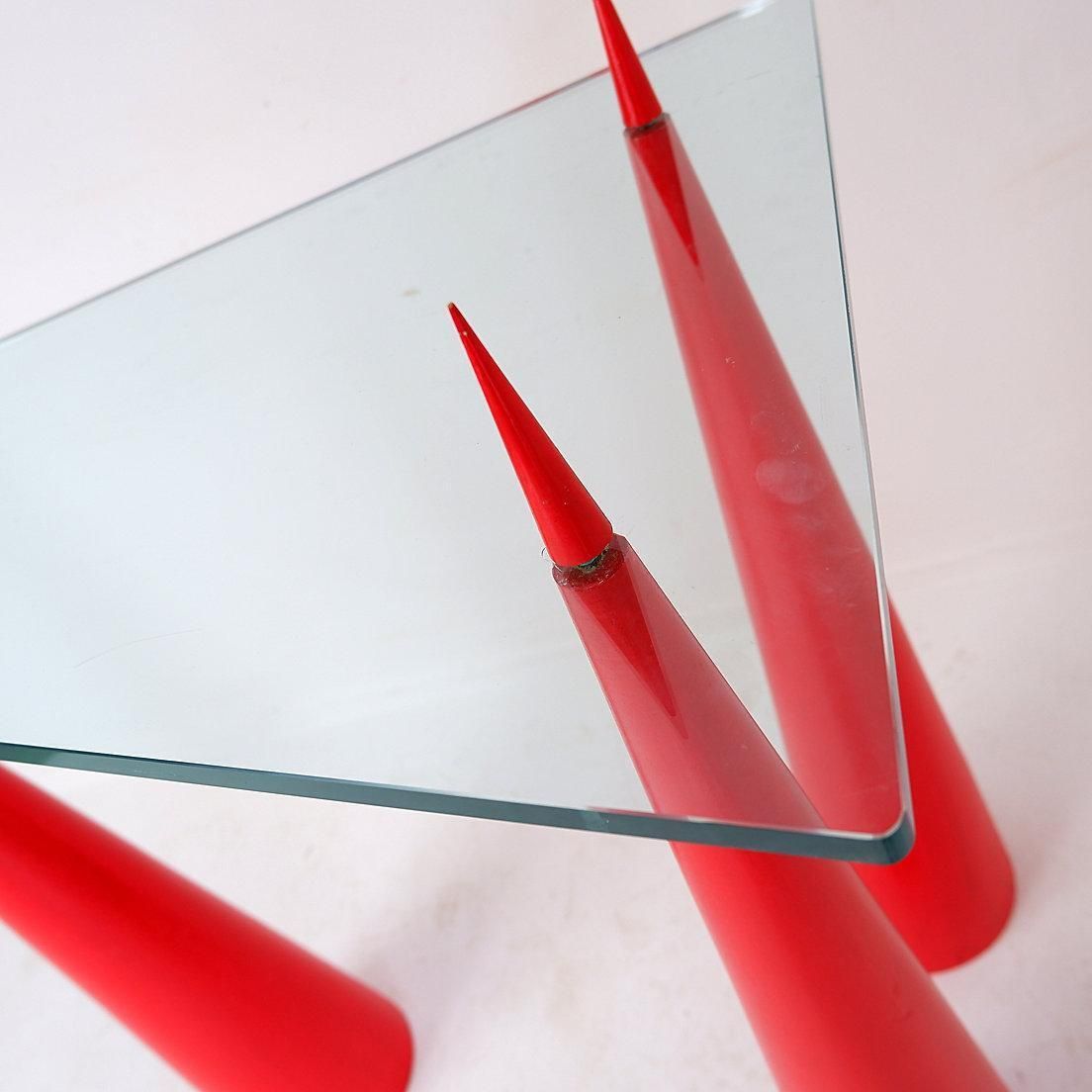 photo buy Glass And Wood Console Table In The Style Of Marcello Pisani