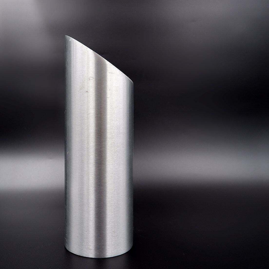 Set Of 3 Stainless Stell Vases   Matte / Brushed / Shiny   20th photo Home Decor