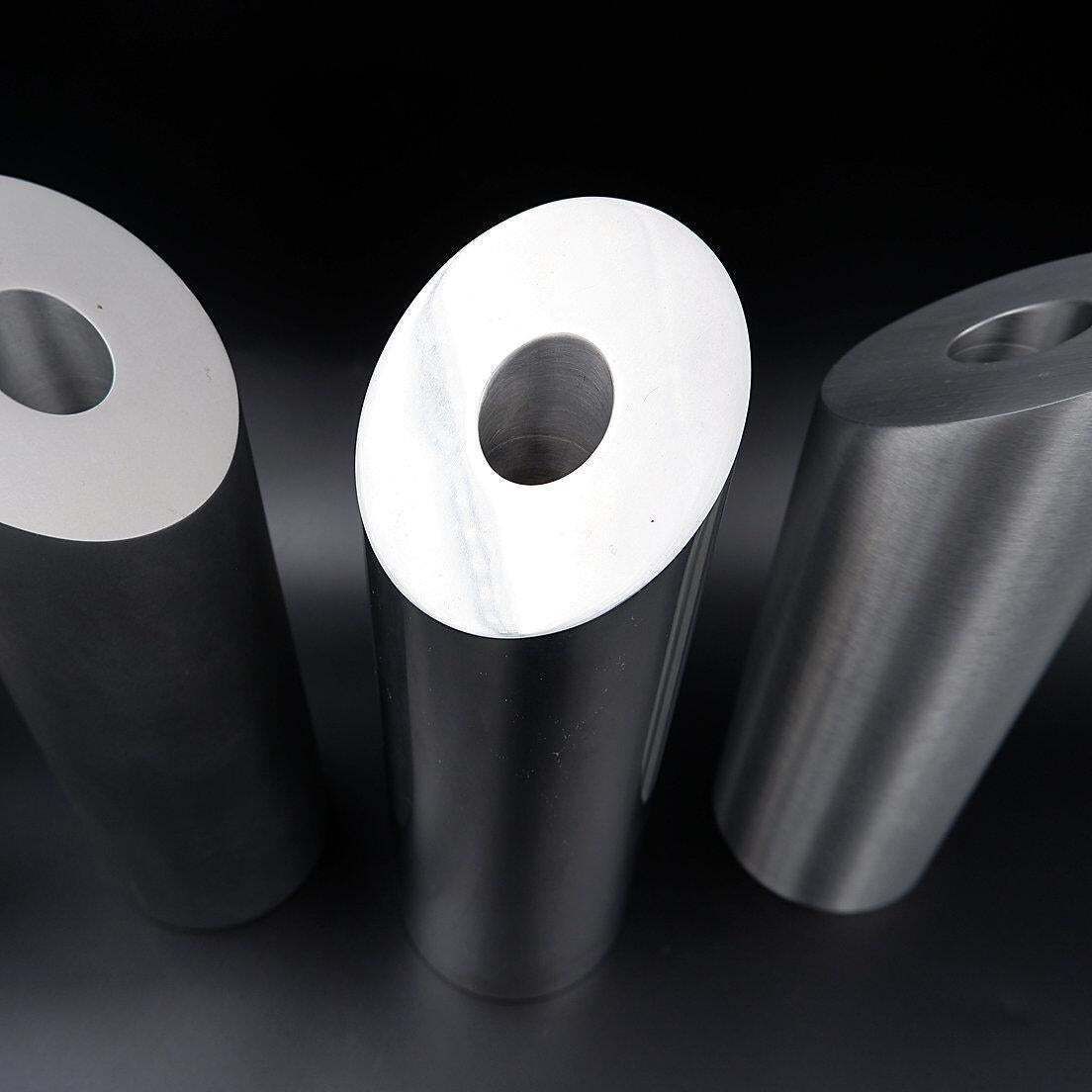 Set Of 3 Stainless Stell Vases   Matte / Brushed / Shiny   20th photo buy