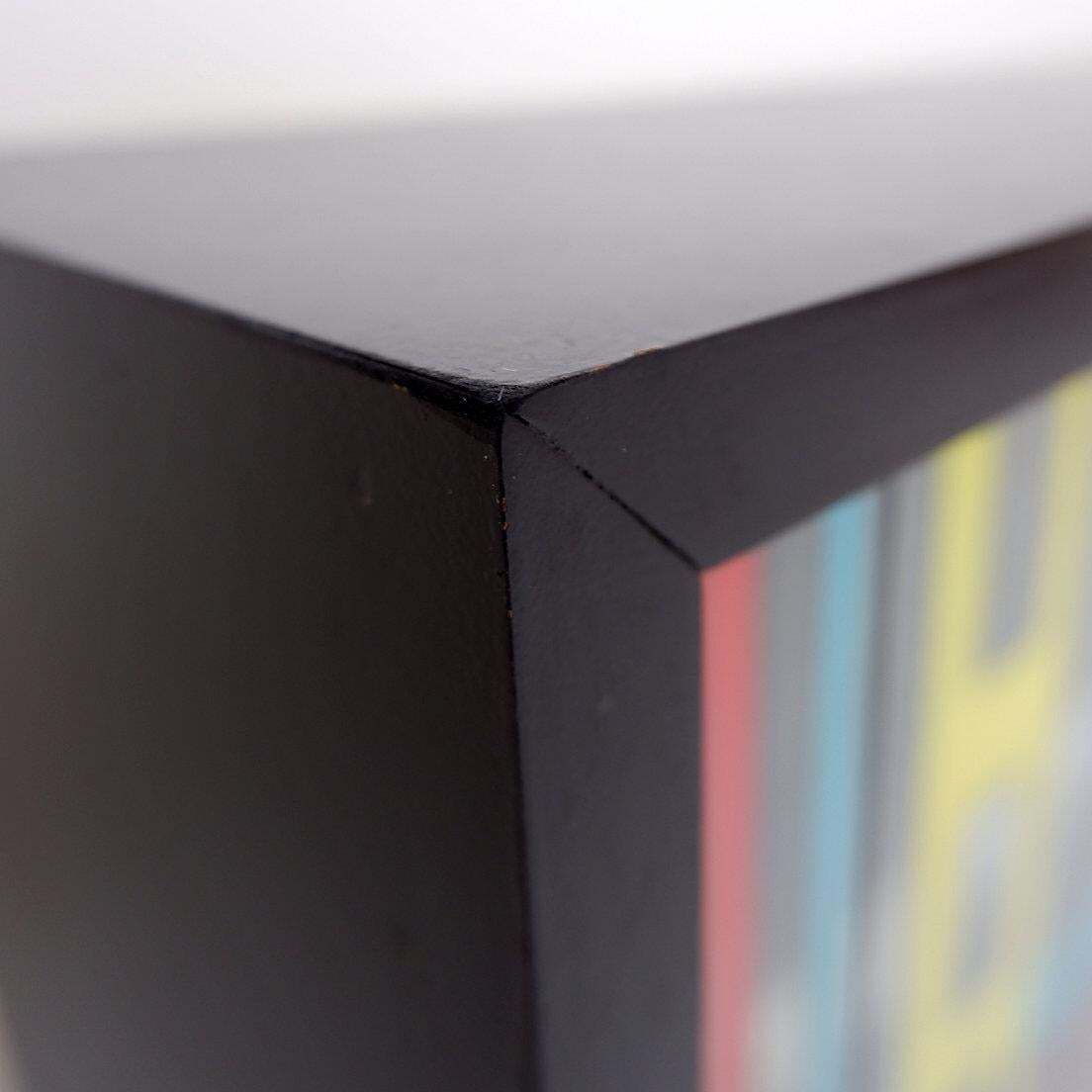 Glass Artist's Work "Barabas" Signed S.Bonnamour"   Mondrian Style   20th photo furniture