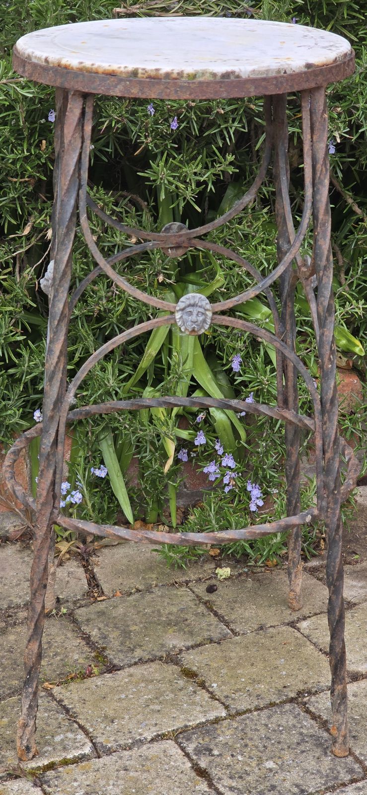 Pair Antique Garden Conservatoy Stands photo Garden Decor