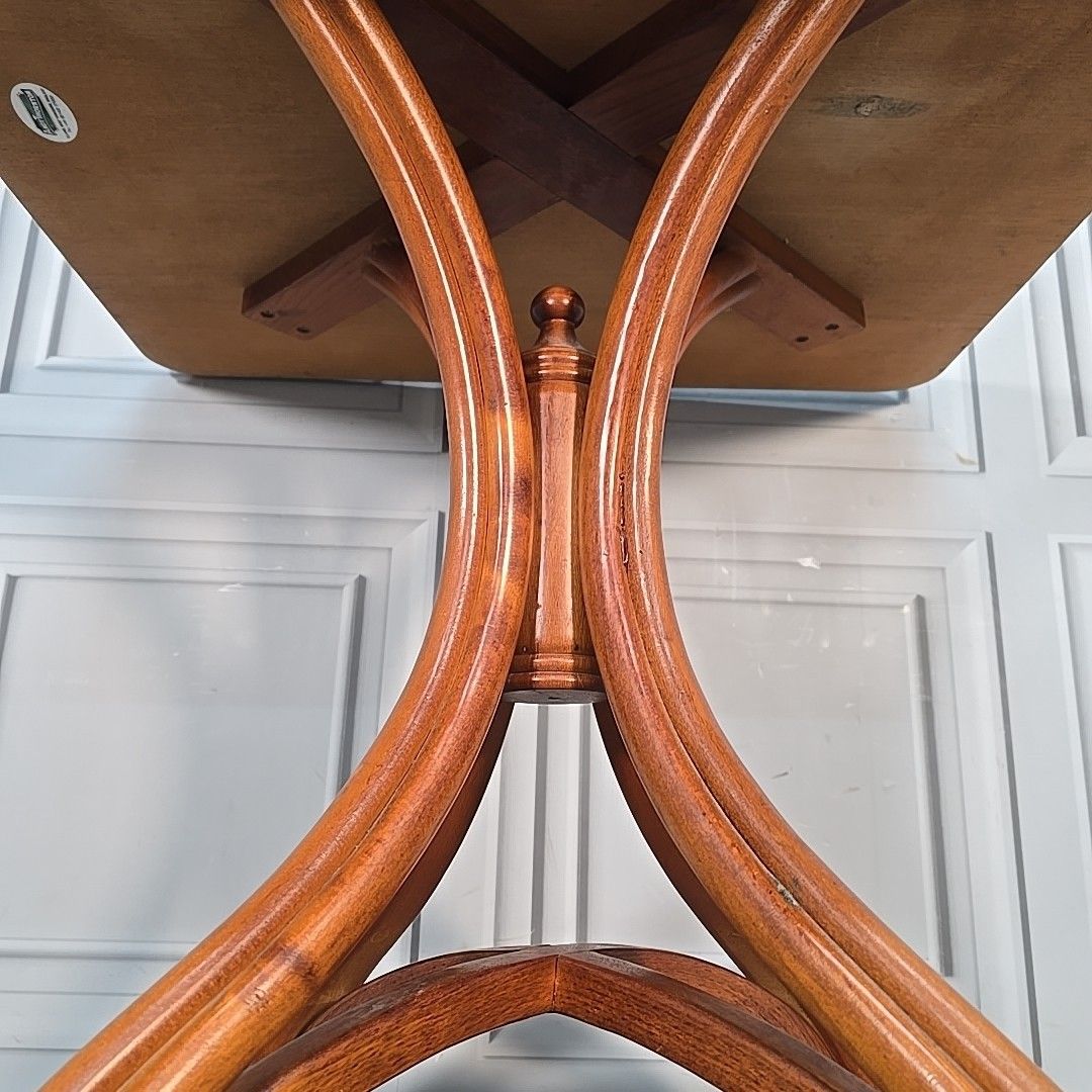 Furniture Retro Bentwood Bistro Table Andy Thornton Cafe Pub Vintage Thonet Style Wood photo