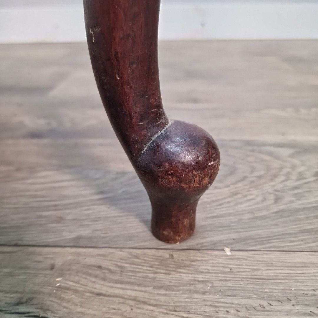 photo for sale Antique Edwardian Armchair Ornate Chippendale Type Carved Carver Desk Chair