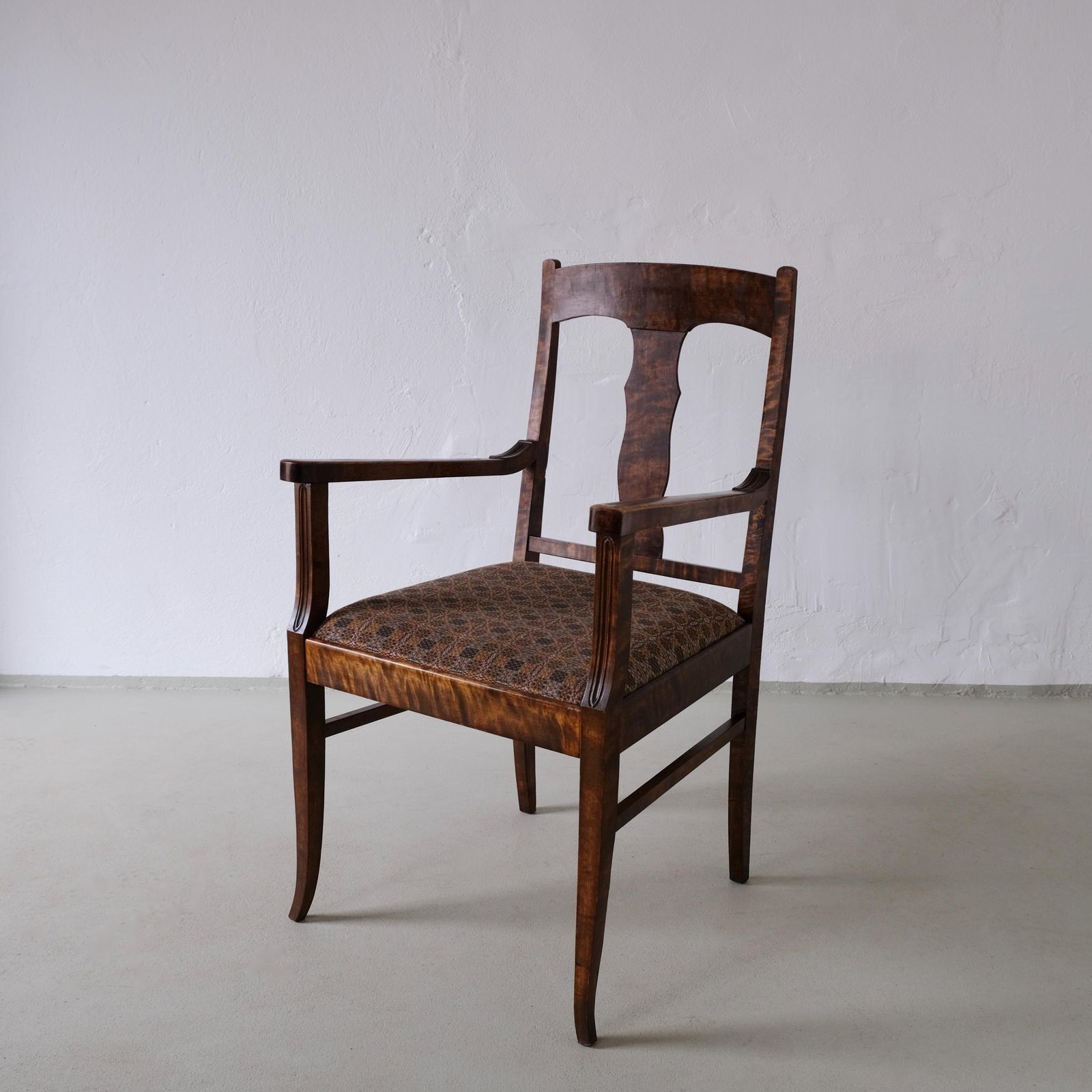 Biedermeier Satijnberk Fauteuils | Zweden | Set van 2 photo furniture