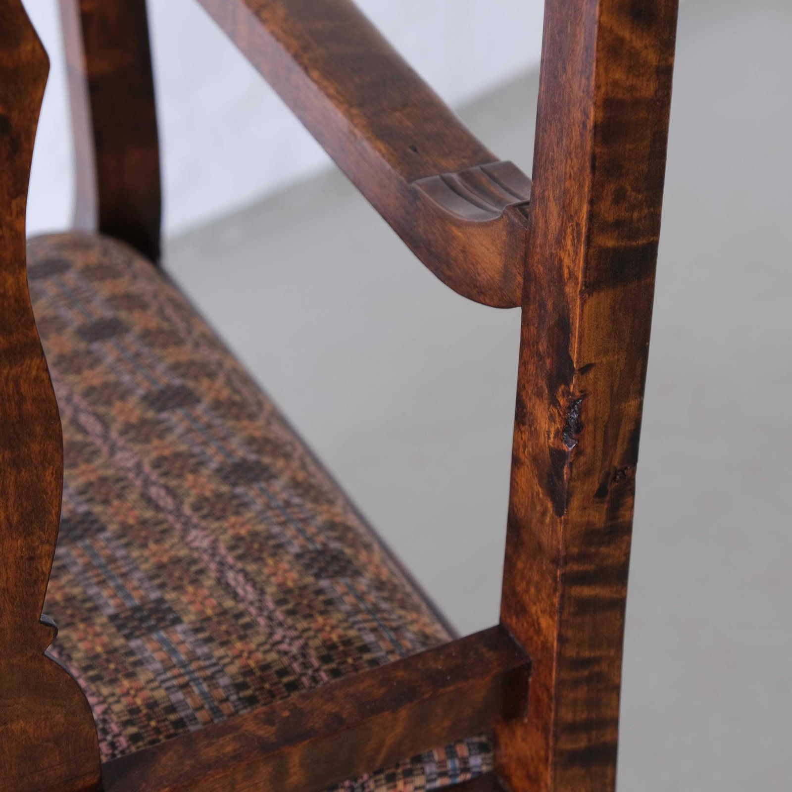 photo buy Biedermeier Satijnberk Fauteuils | Zweden | Set van 2