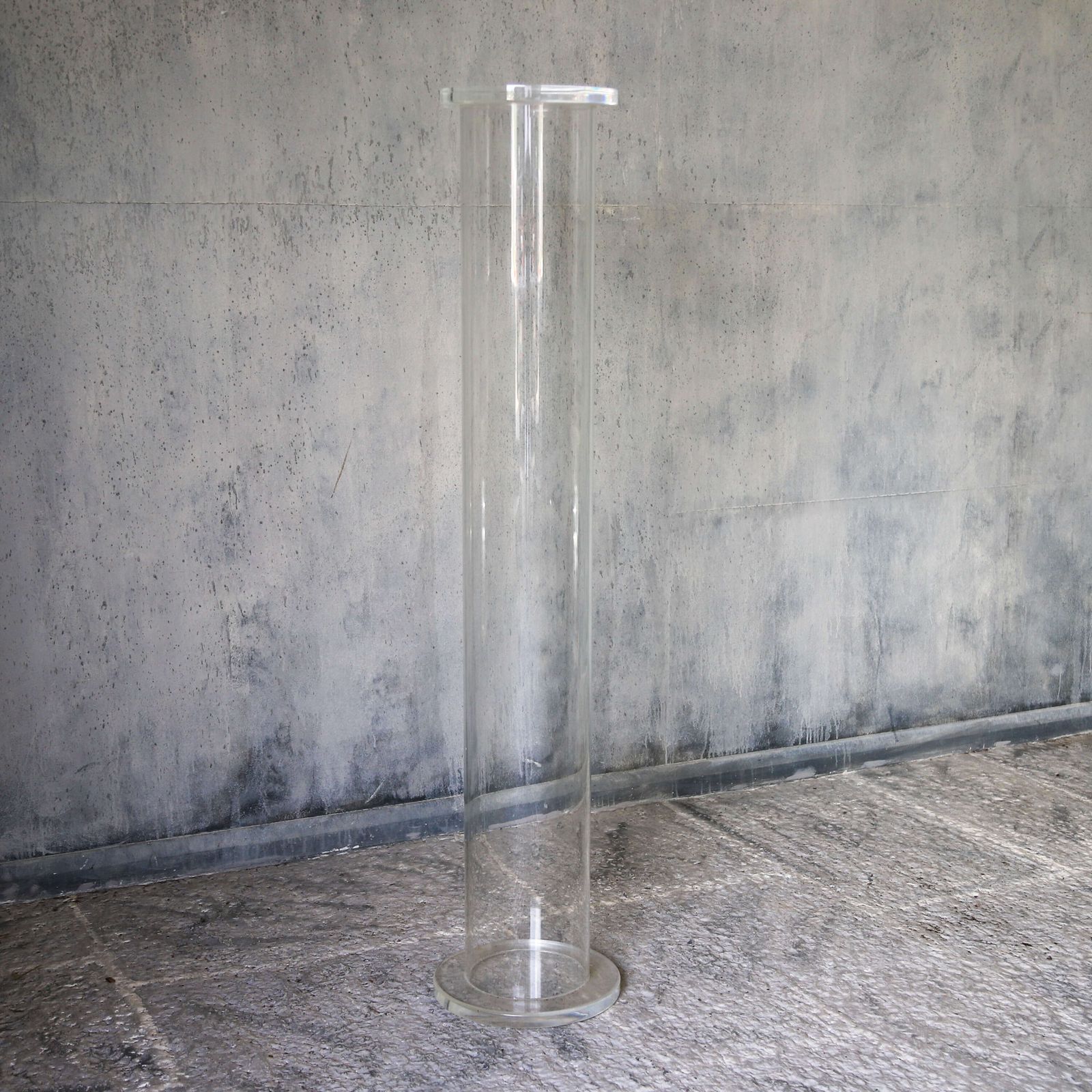 ​​​​​​​Mid‑20th‑Century Lucite Pedestal/Column   American 1960s Sculptural Display Stand photo Home Decor