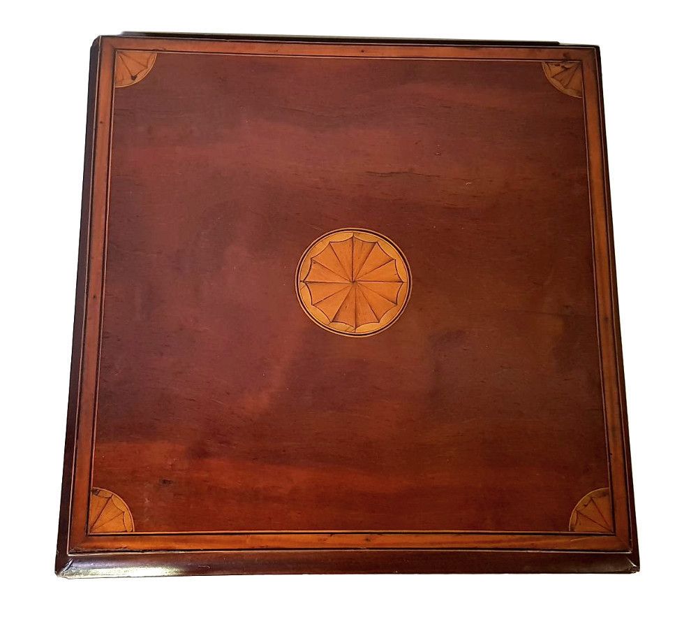 Lovely Edwardian Inlaid Mahogany Cellerette (Neat Size) photo for sale