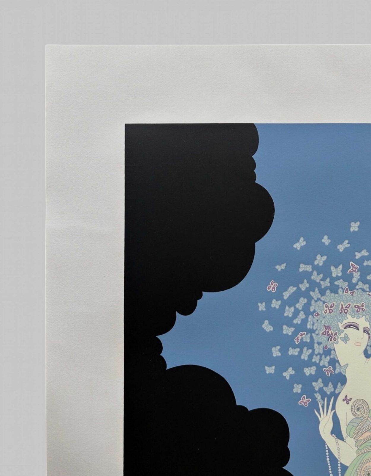 Screenprint Titled Fantasia" By Erte Created In 1982 photo Art