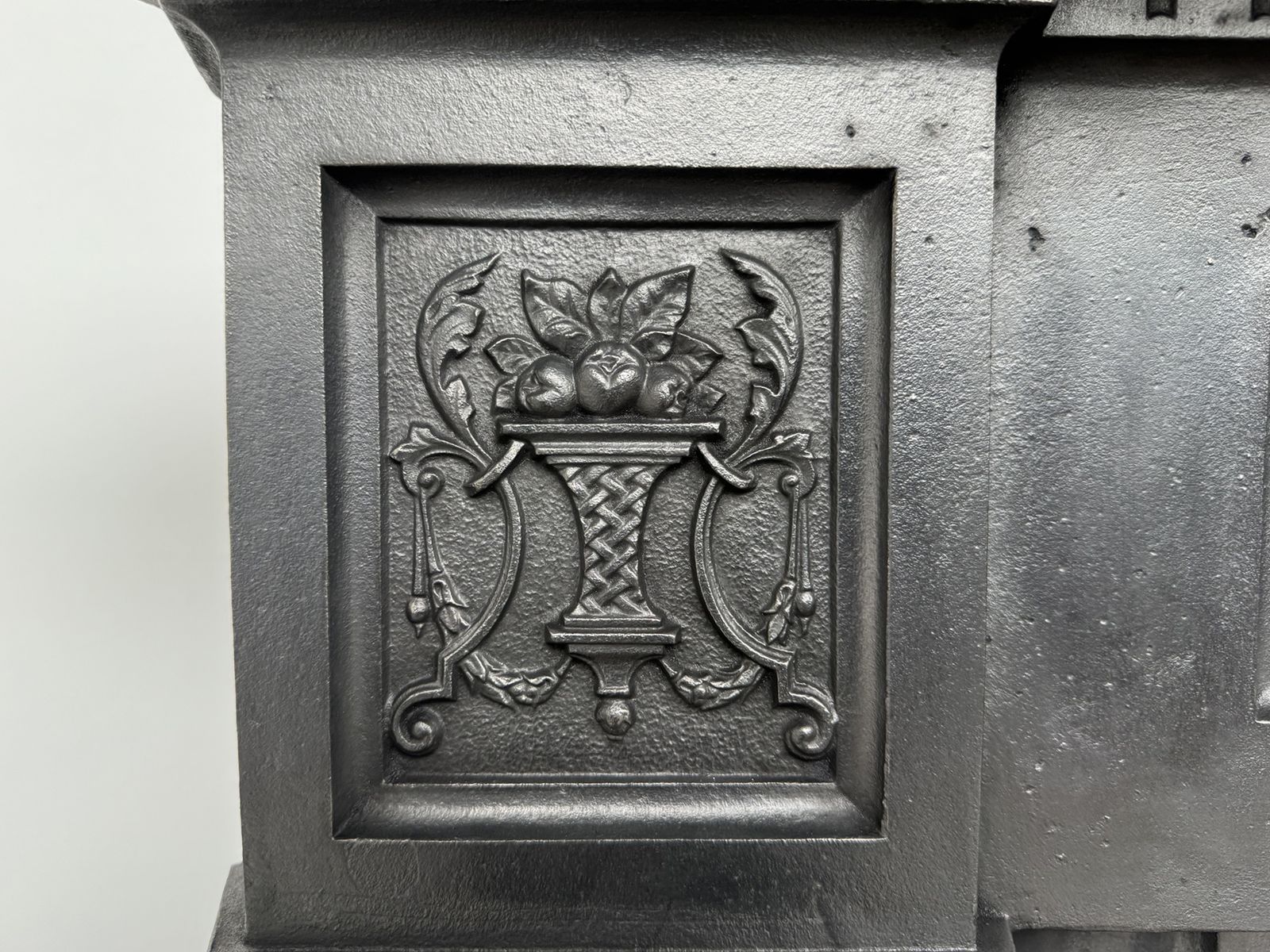 Large Antique Victorian Cast Iron Combination Fireplace. photo buy