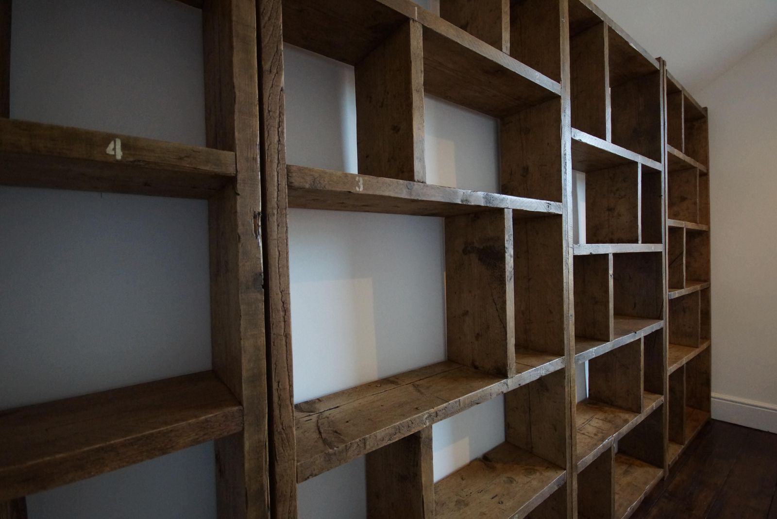 photo vinterior Bespoke Pigeon Holes Bookcases Storage Cool Industrial Furniture Shelving Uk #5