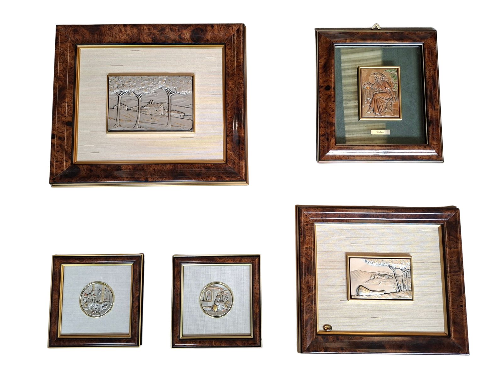Lotto Quadri D'autore In Argento 925   Ottaviani / Valenti / Mida photo furniture
