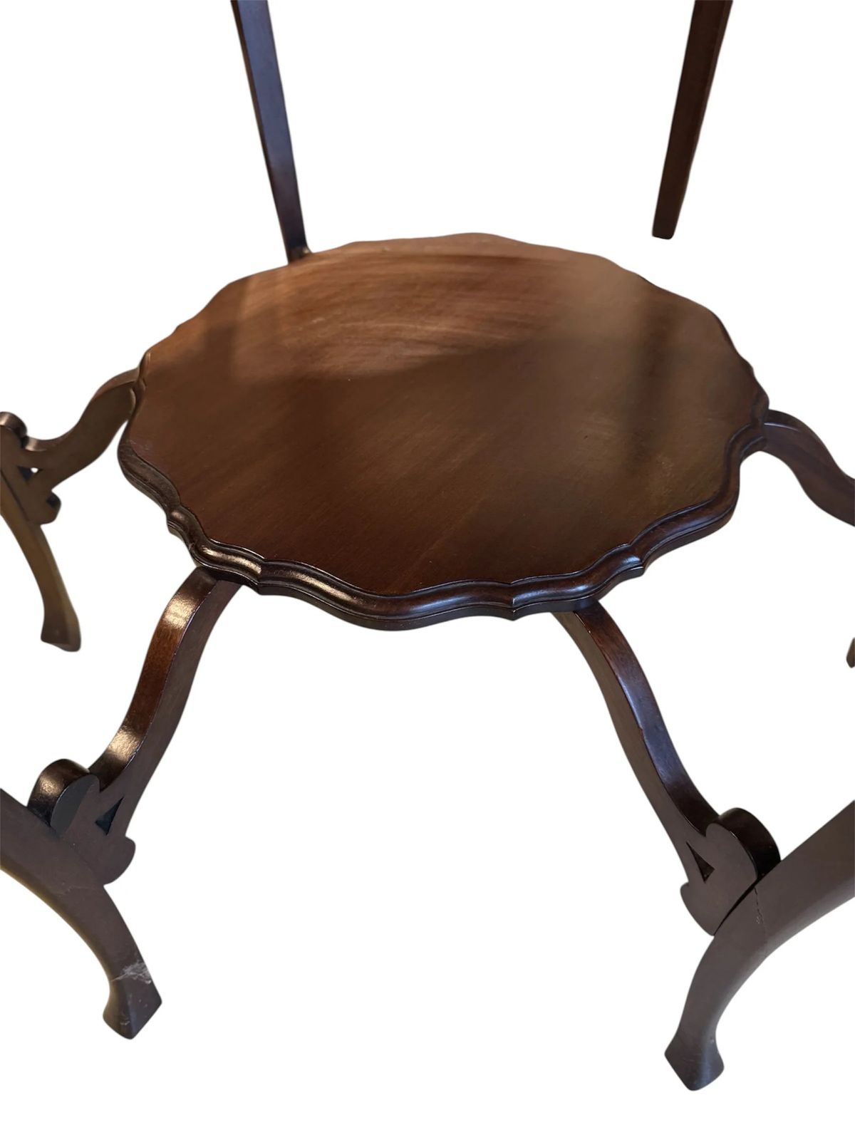 Antique Edwardian Mahogany Octagonal Shaped Occasional Table photo Furniture
