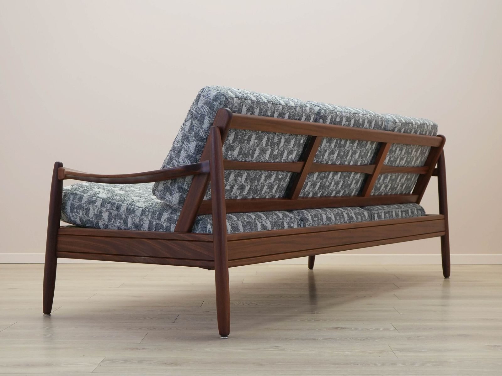 1959.0 Teakhouten bank, Deens design, jaren 1970, gemaakt in Denemarken photo