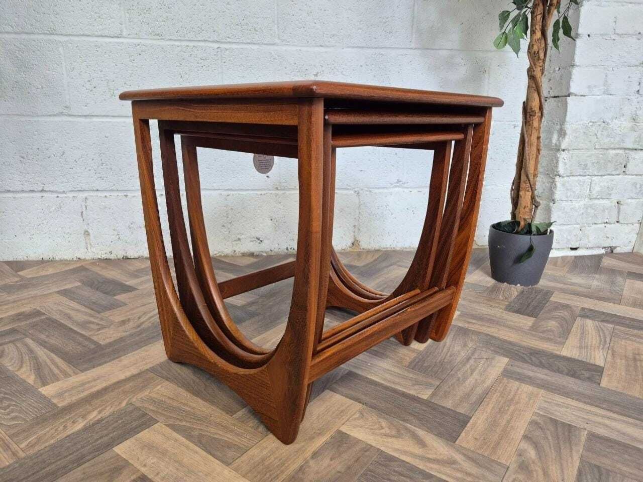 Vintage G Plan Astro Teak Nest Of Tables Mid Century Scandi Retro photo vintage