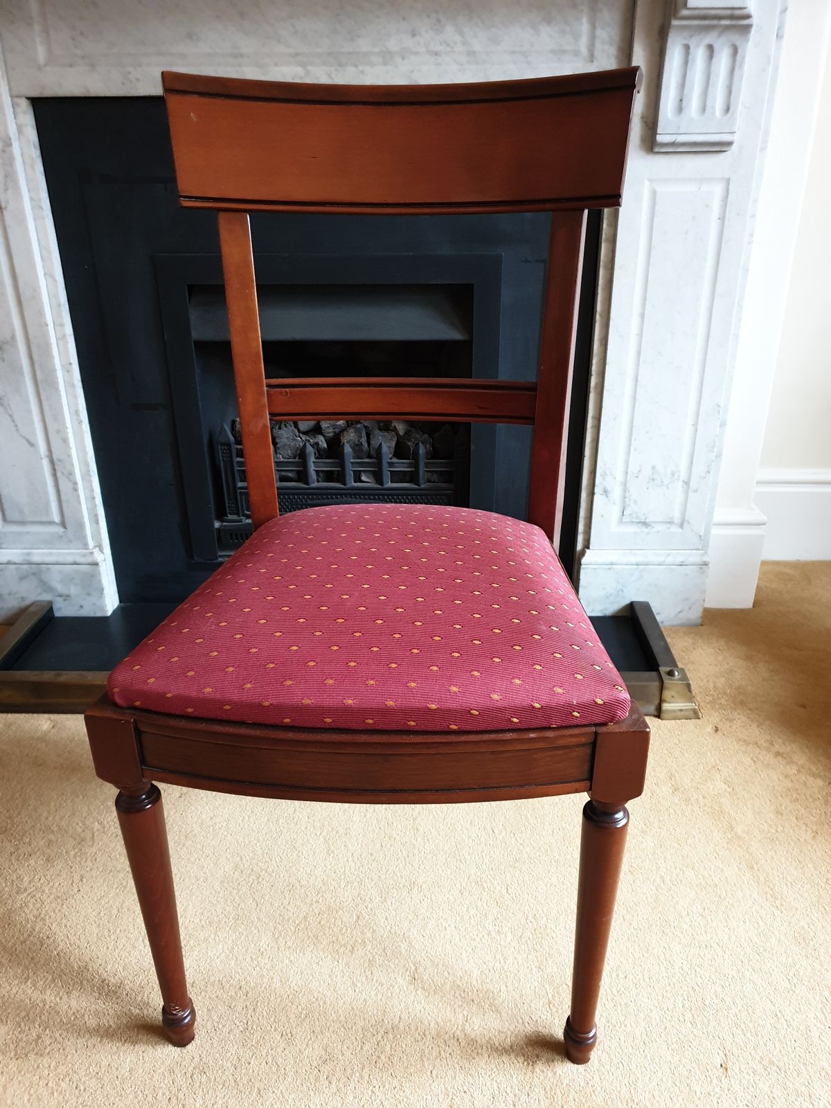 Grange 4 Dining Chairs Cherry Wood French Very Good Condition photo buy