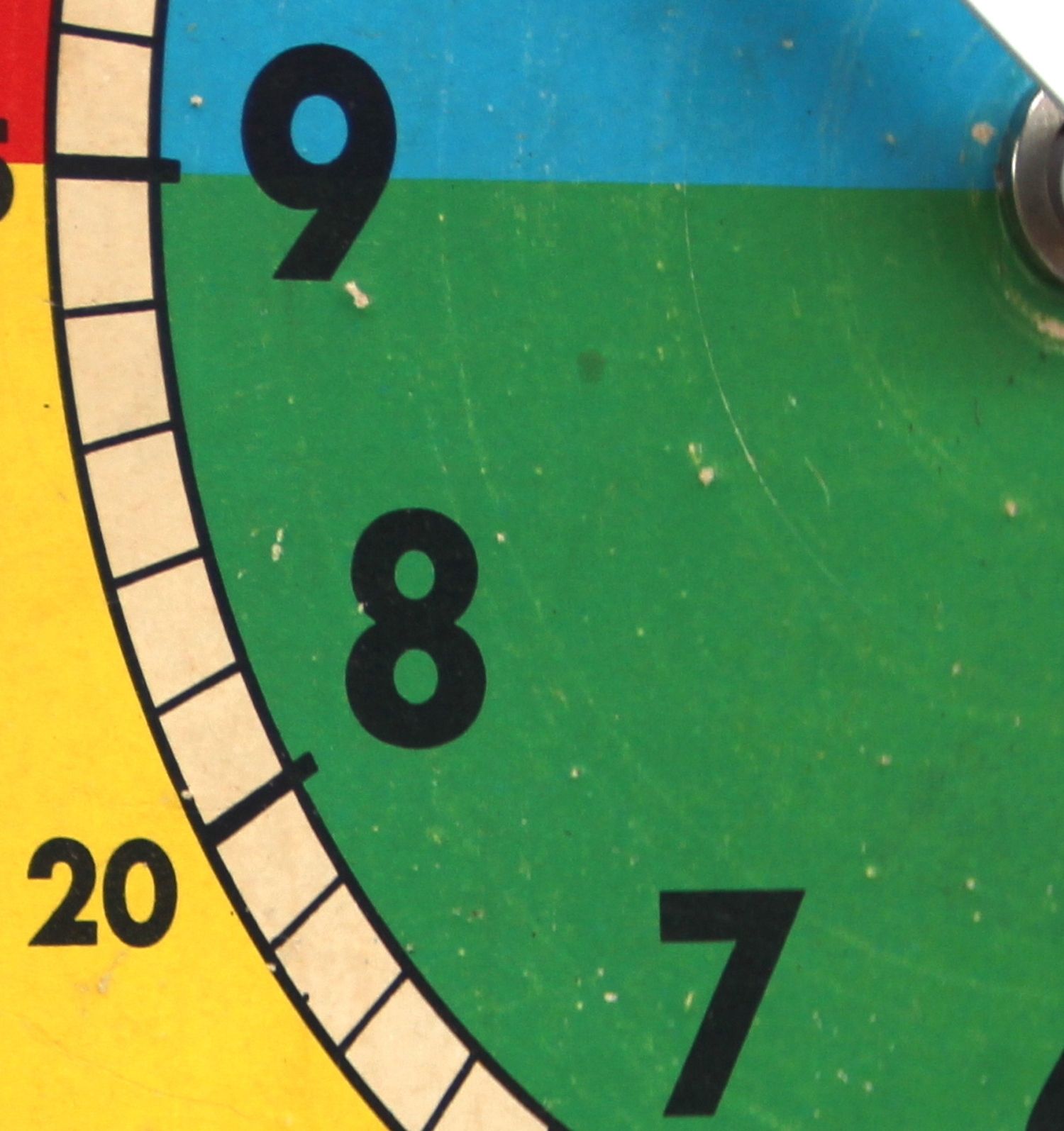 Quirky Learn To Tell The Time School Clock. London Timepiece photo vinterior
