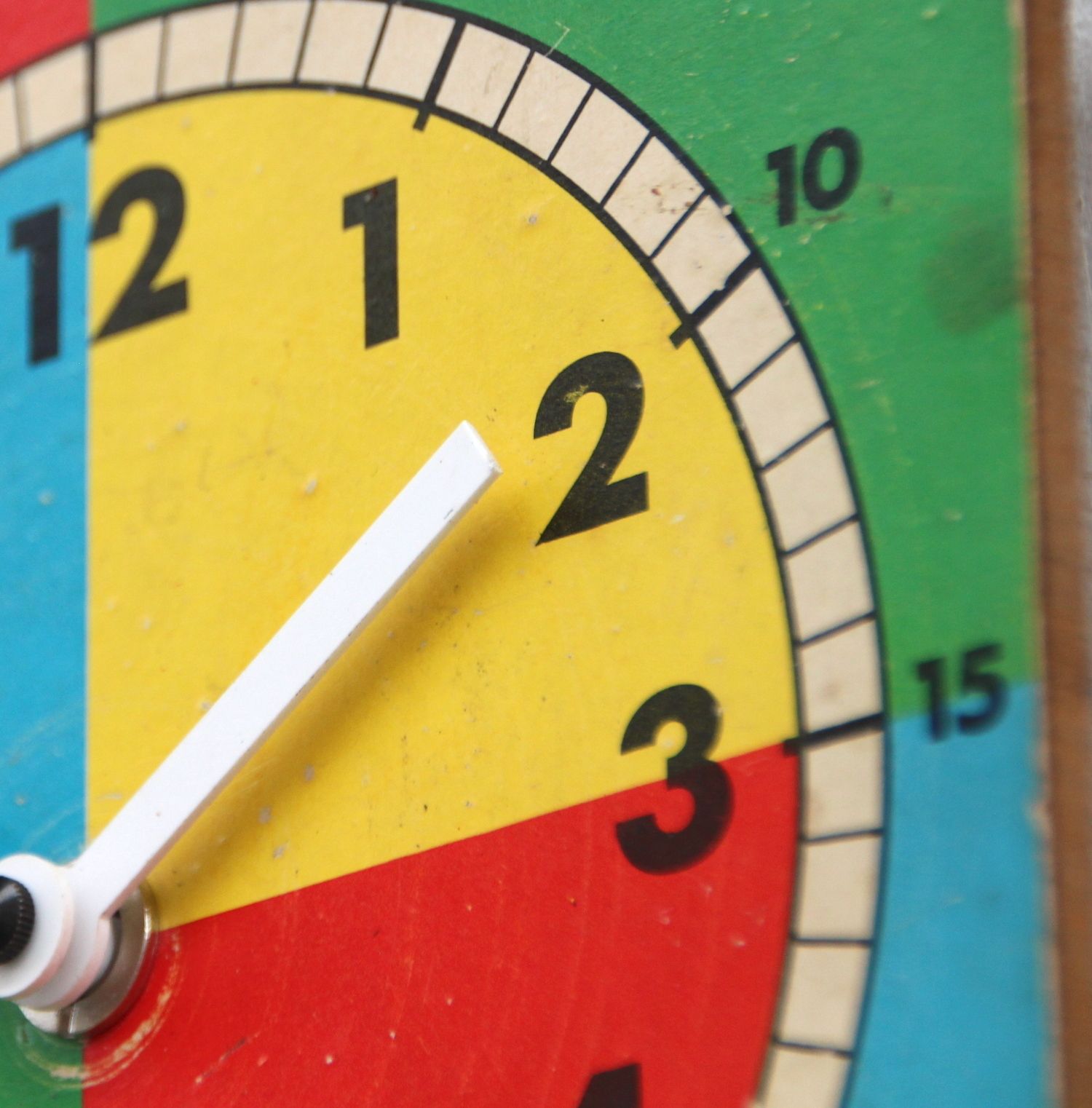photo vinterior Quirky Learn To Tell The Time School Clock. London Timepiece