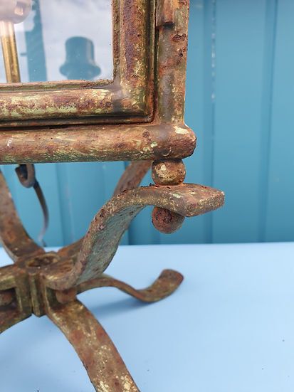Victorian Green Painted Garden Lantern Converted From Gas photo 295.0