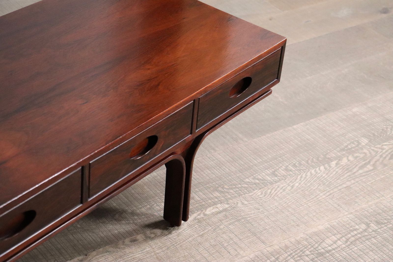 Furniture Gianfranco Frattini Low Sideboard For Bernini Italy 1957 photo