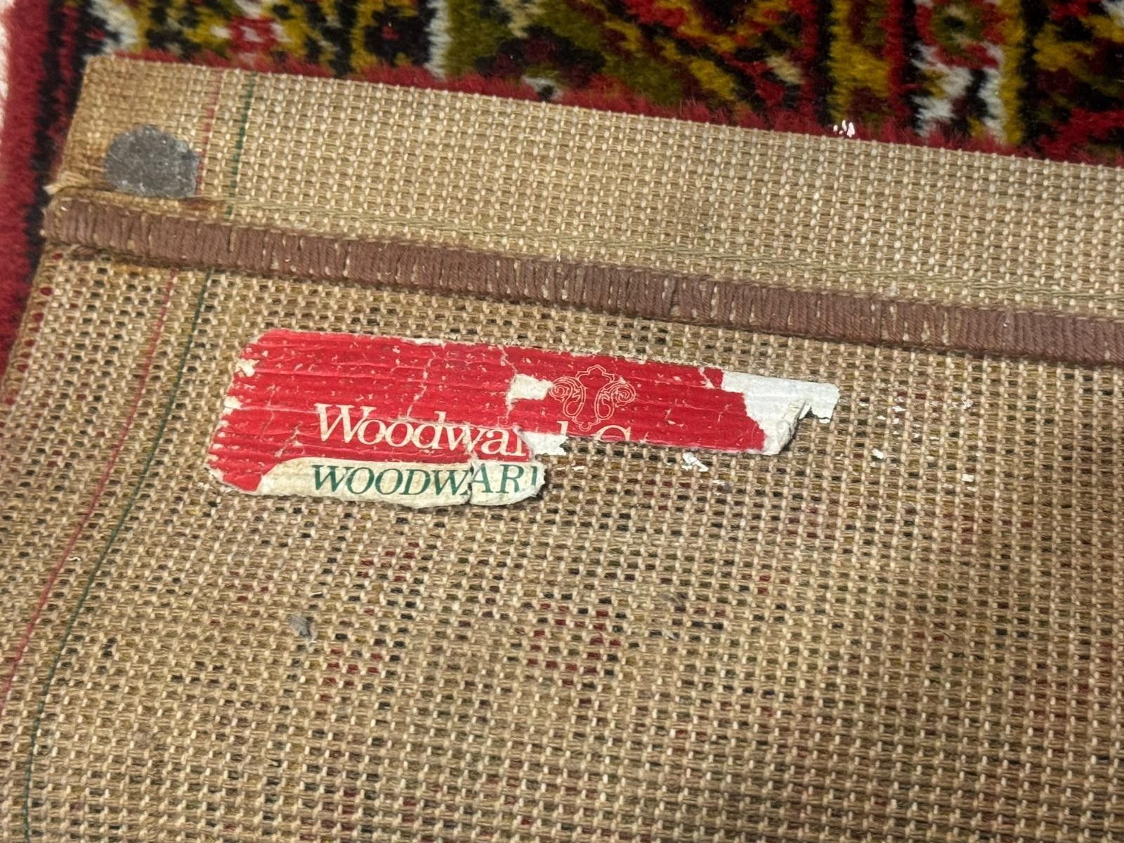 Woodward Grosvenor  Genuine British 100% Fine Worsted Wool Red Traditional photo 165.0