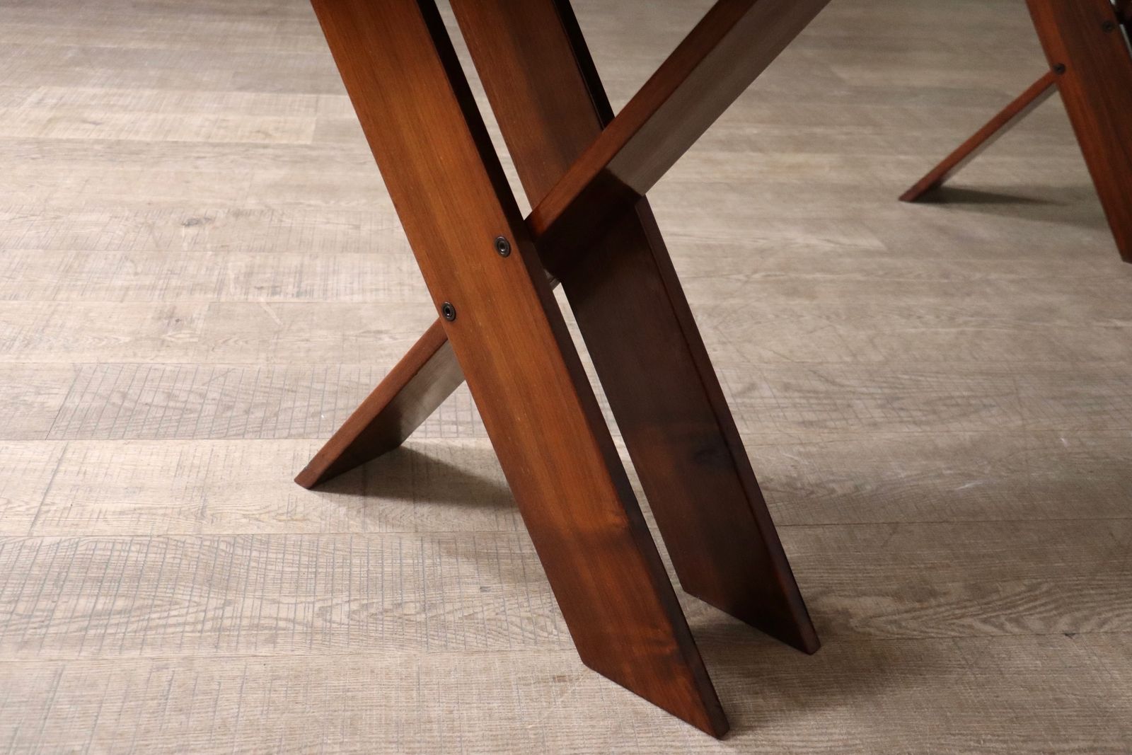 3803.0 Tl58 Eettafel In Walnoot Van Marco Zanuso Voor Poggi, Italië, Jaren 1960 photo