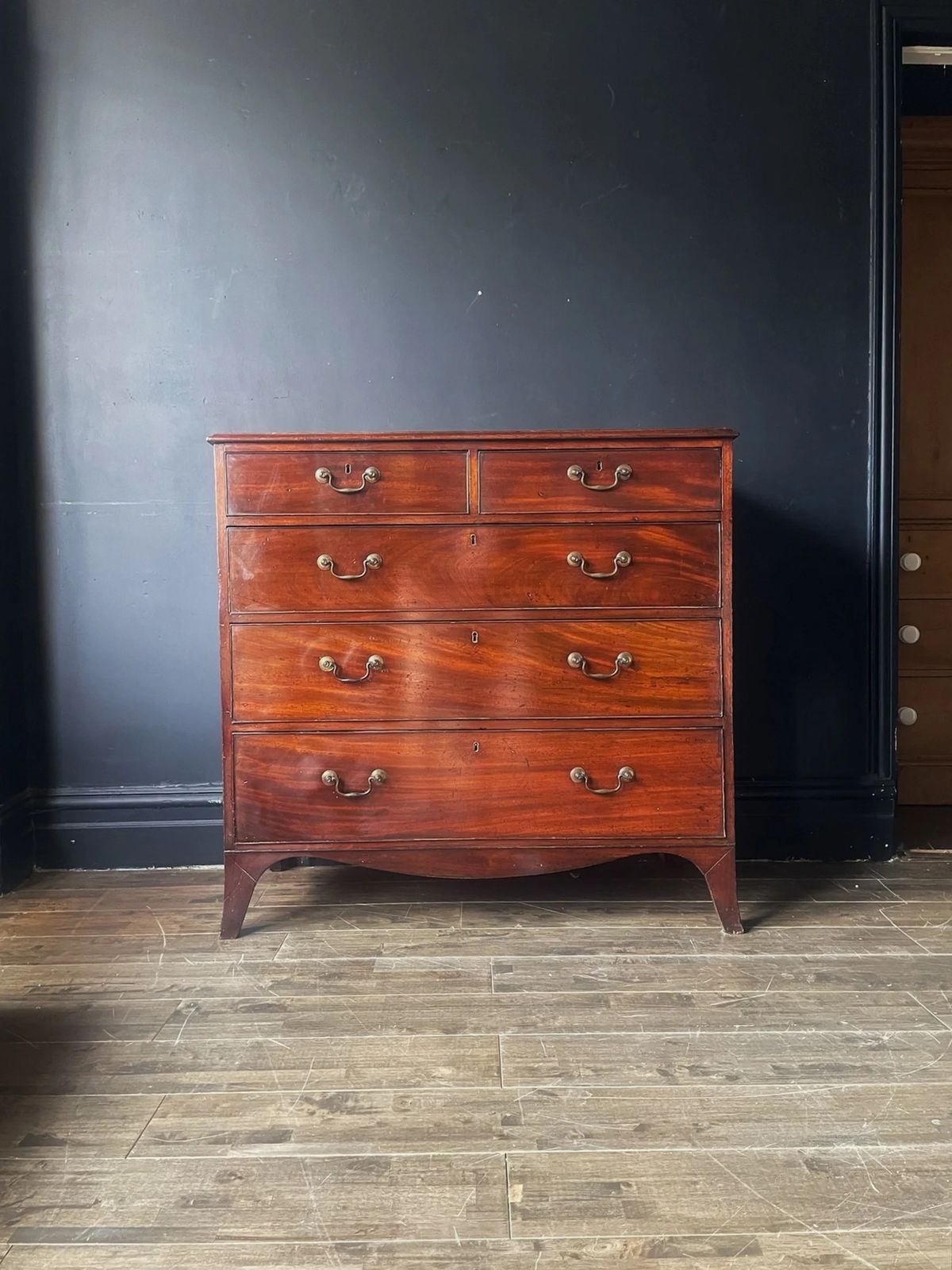 Georgian Mahogany Chest, 1800s
