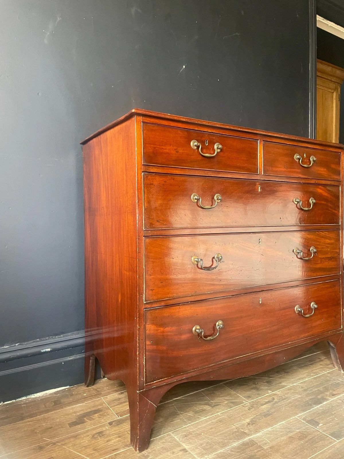 Georgian Mahogany Chest, 1800s photo 775.0