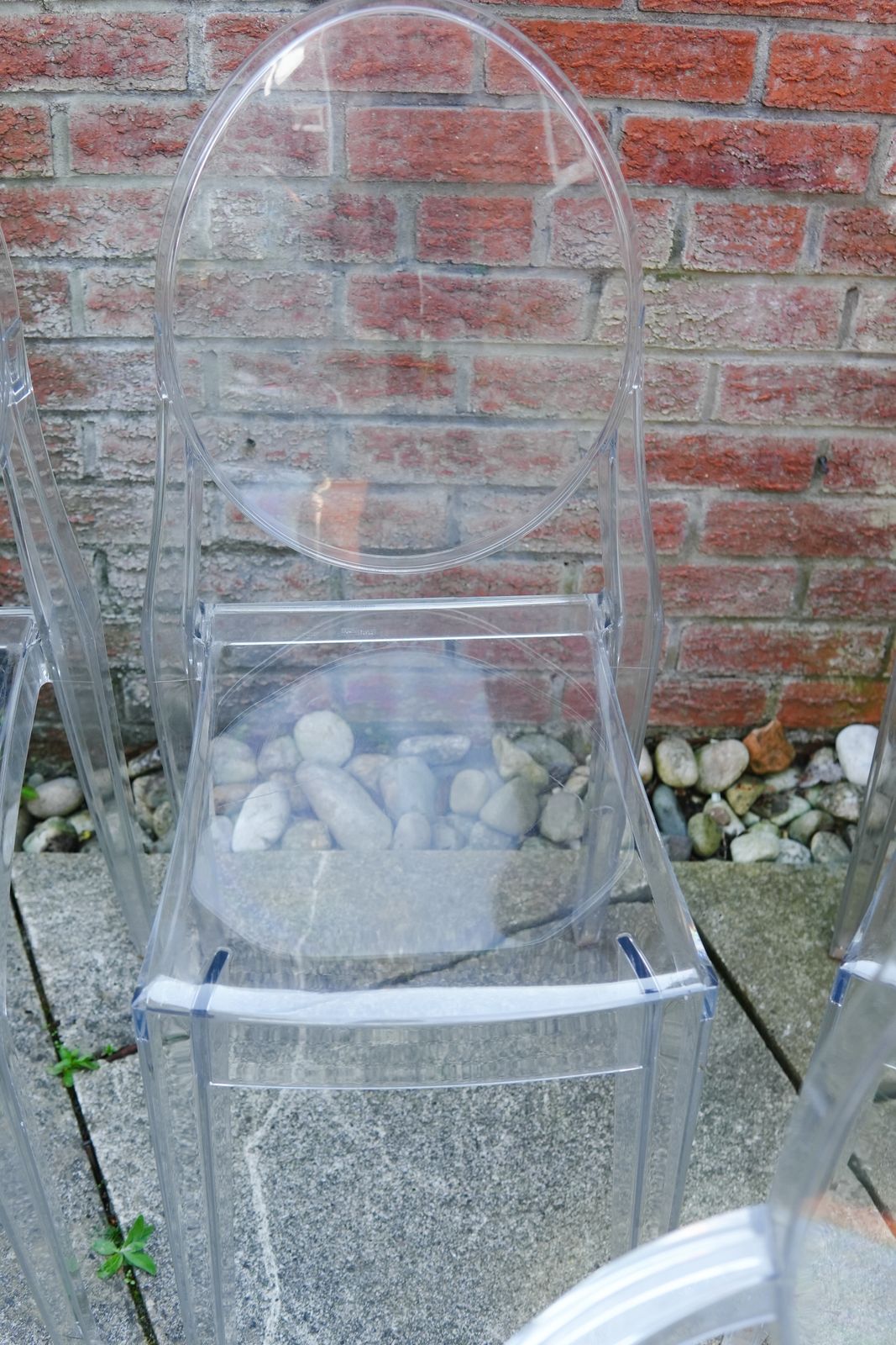 Set Of 6 Kartell Louis Ghost Chairs, Philippe Starck photo furniture