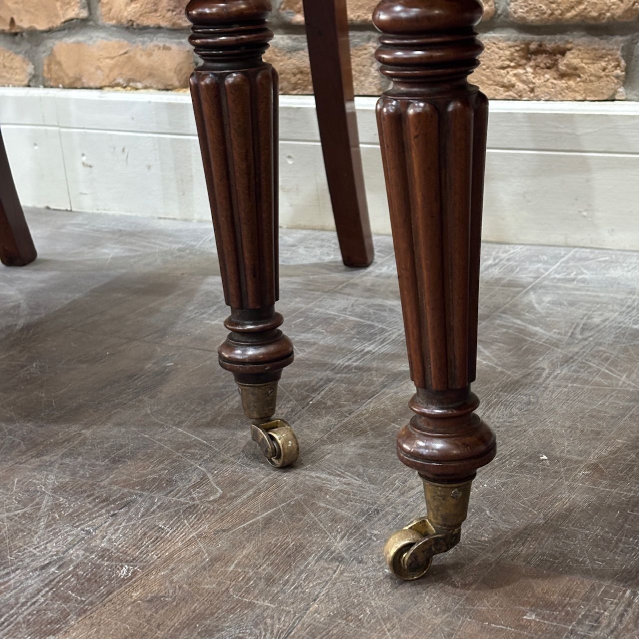 Pair Of Antique Gillows Style Mahogany Armchairs photo Furniture