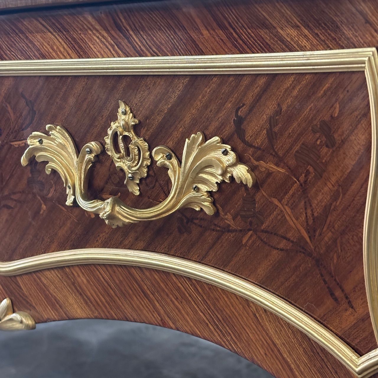 Victorian Louis XV Style Desk, 1800s photo for sale