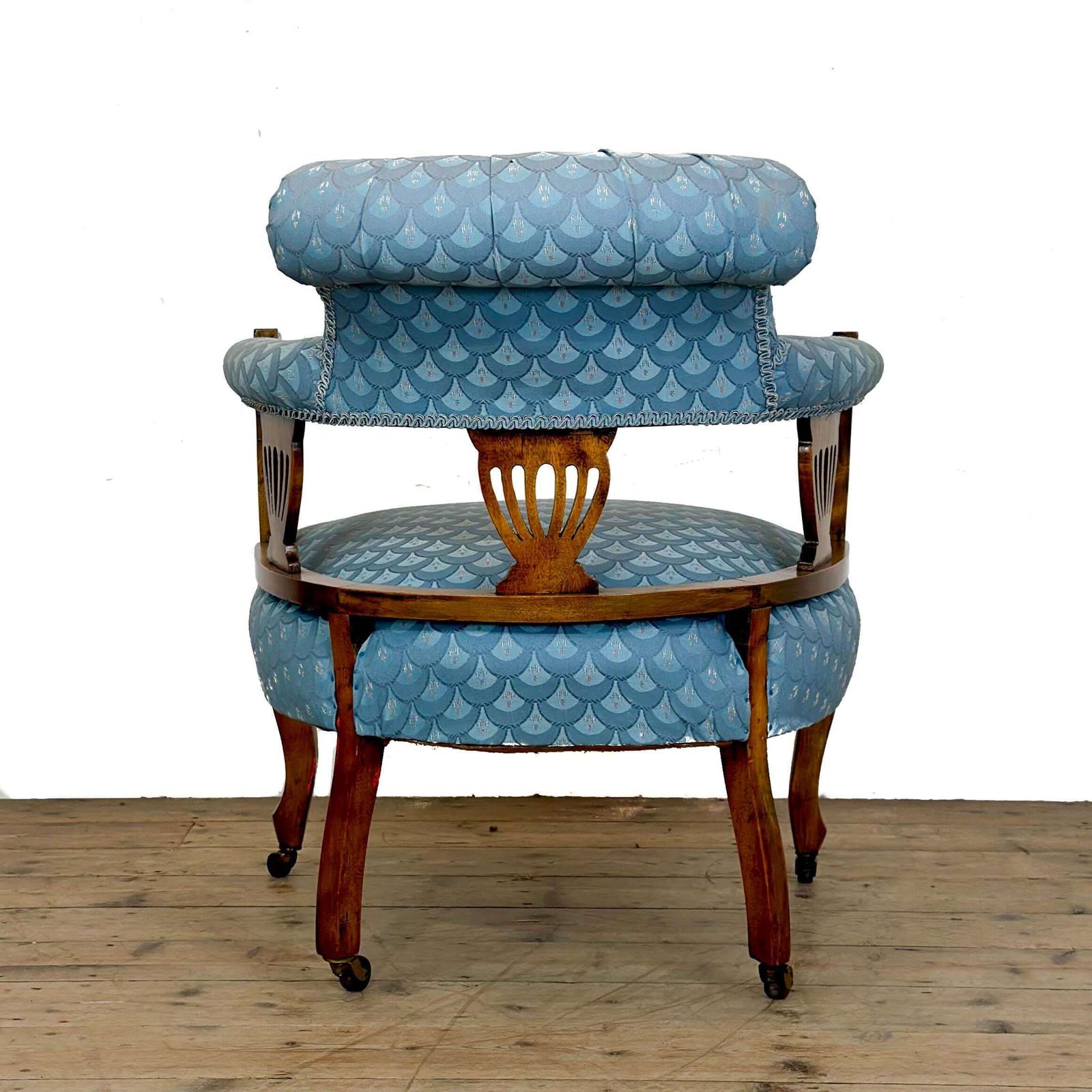 Antique Edwardian Mahogany Armchair | Antique Armchair | Antique Seating | Victorian Antiques | Victorian Armchair (M 6798) photo furniture