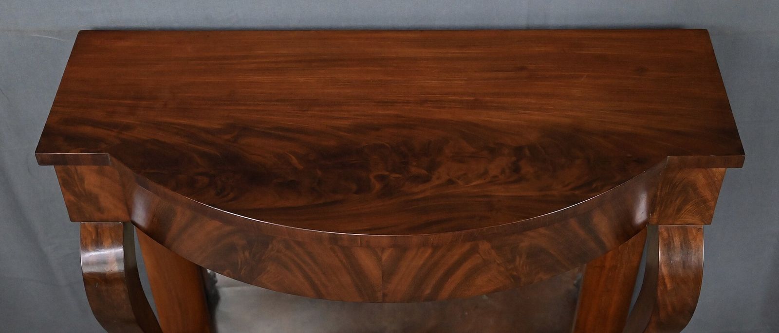 Mahogany Console Table  Restoration Period  First Part Of The 19th Century photo vinterior