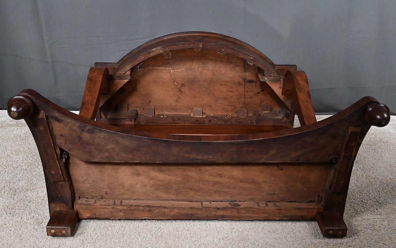 2020.0 Mahogany Console Table  Restoration Period  First Part Of The 19th Century photo