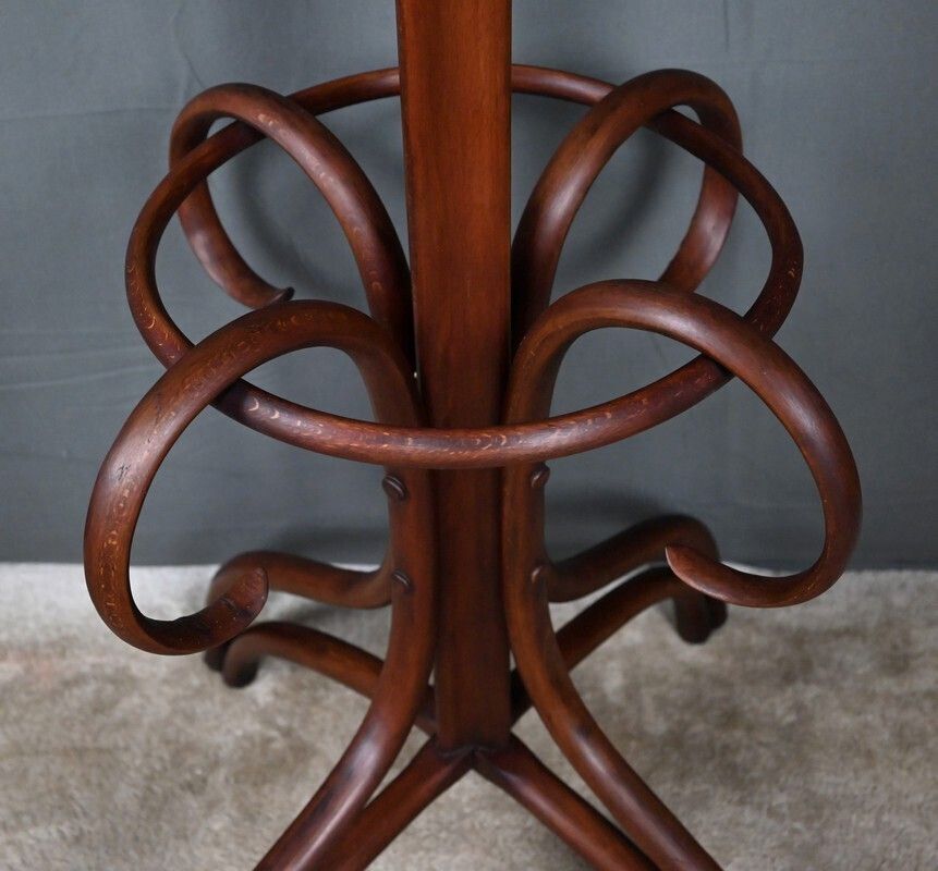 photo buy Large Parrot Coat Rack In Bent Beechwood, Thonet Style – Early 20th Century