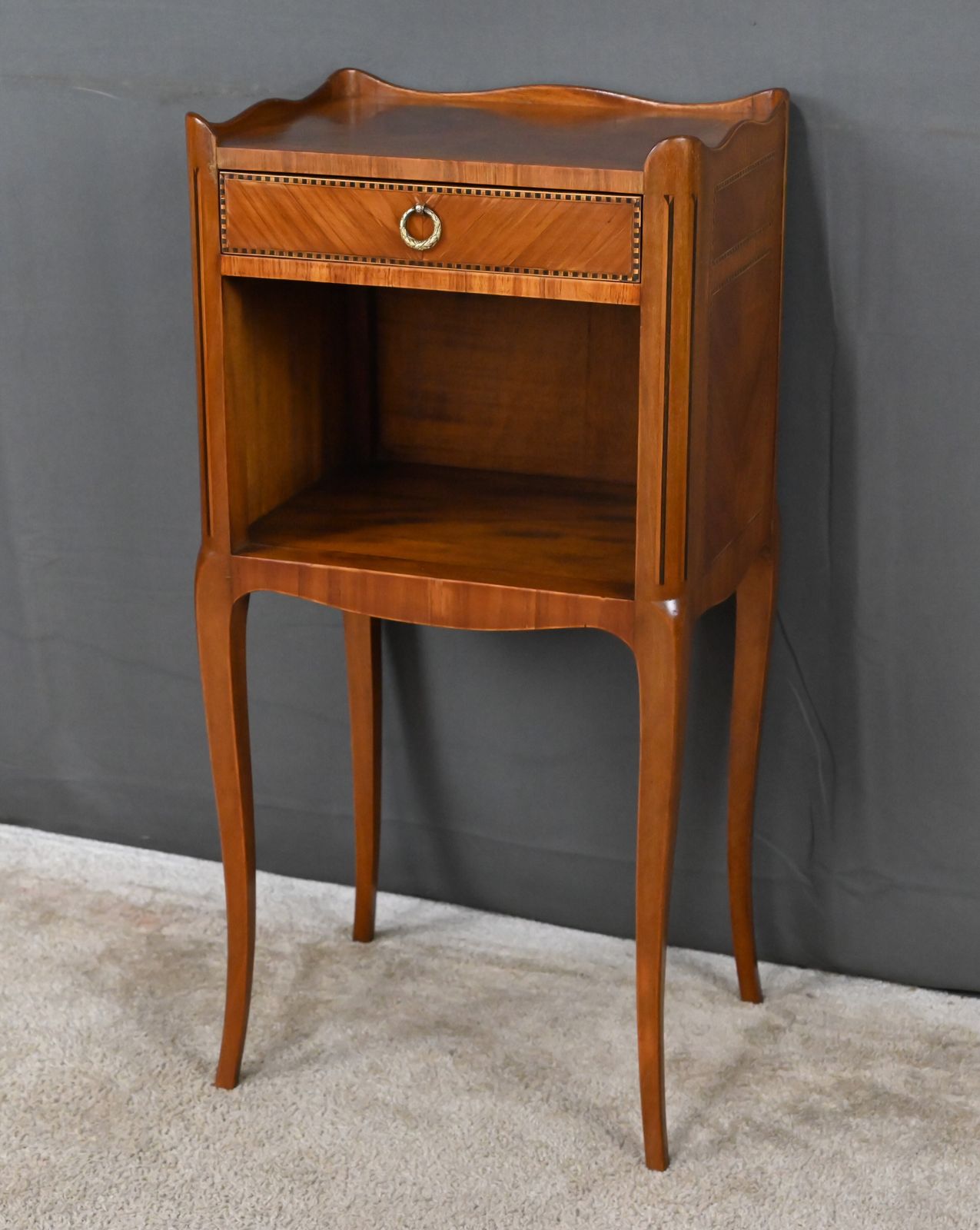 Marquetry Coffee Table, Louis XV Louis XVI Transitional Style – Mid 20th Century photo 810.0