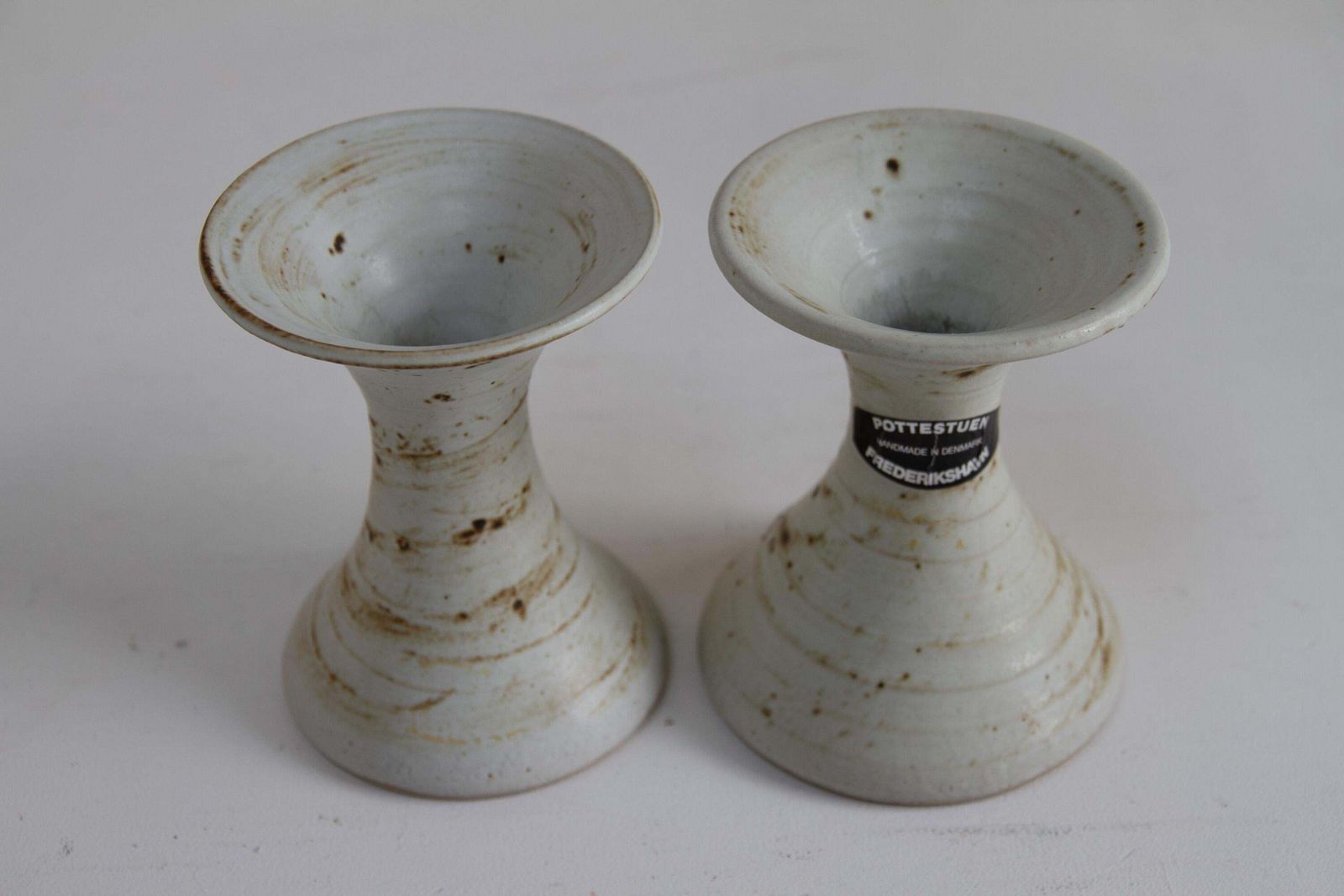 Danish Mid Century Ceramic Candle Holders, 1960s. Set Of 2. photo furniture
