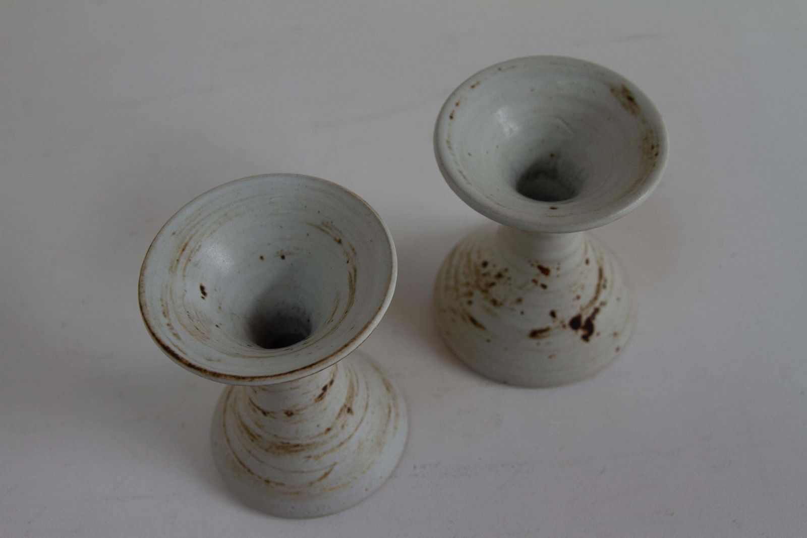 Danish Mid Century Ceramic Candle Holders, 1960s. Set Of 2. photo buy